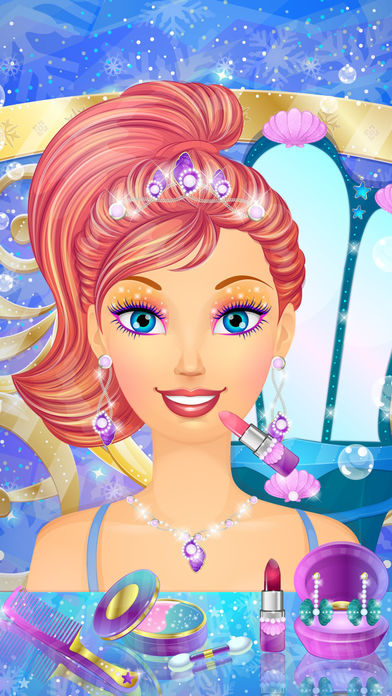 Ice Princess Mermaid Salon: Girls Makeover Games - Screenshot 9