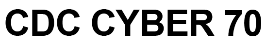 CDC Cyber 70 标志