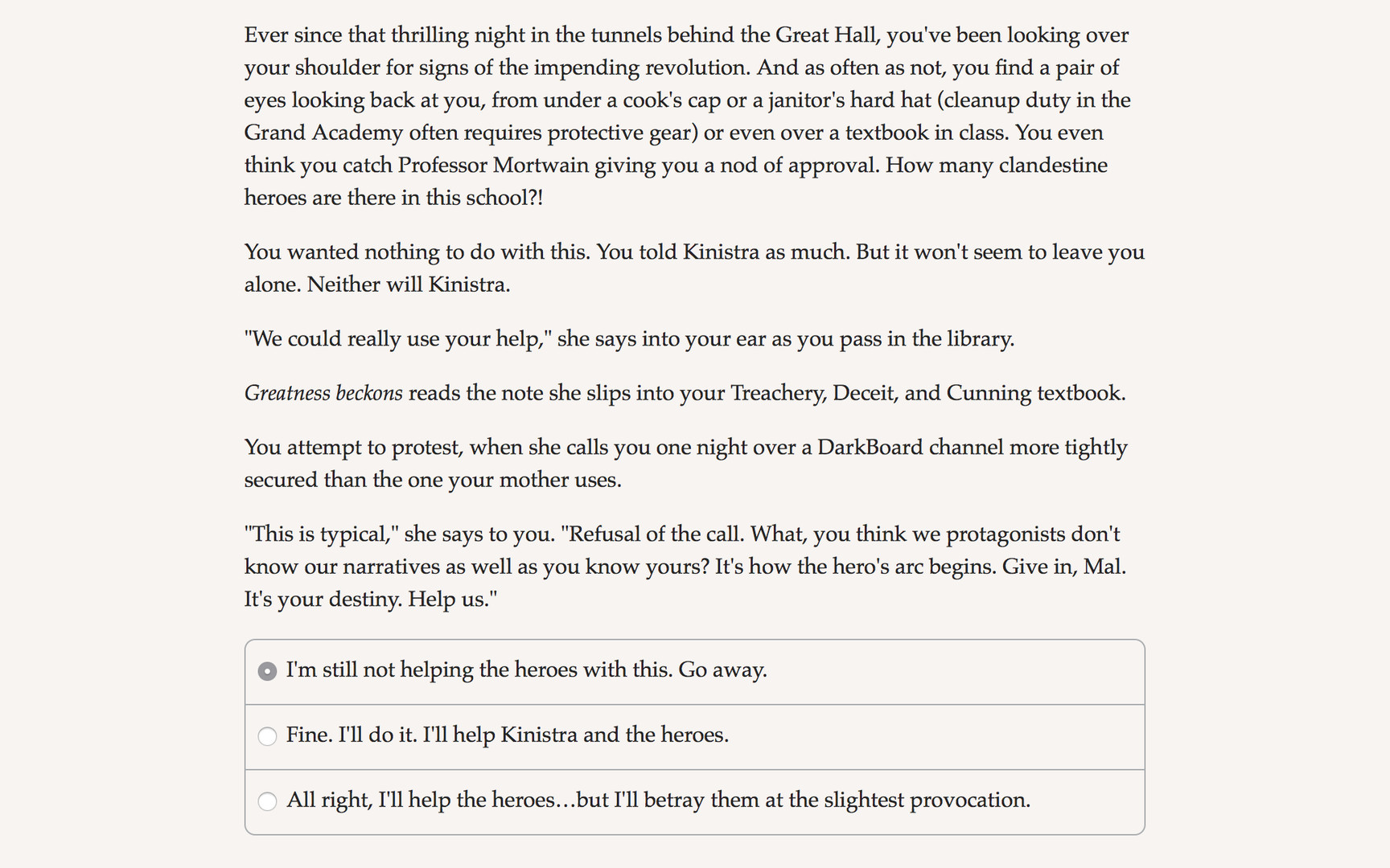 Grand Academy for Future Villains - Screenshot 2