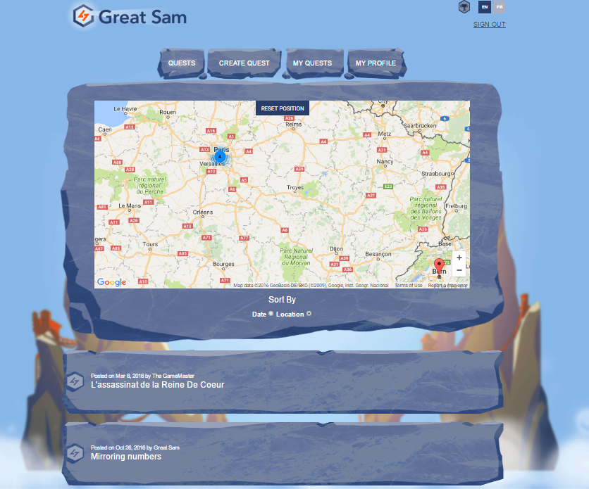 Great Sam - Screenshot 1