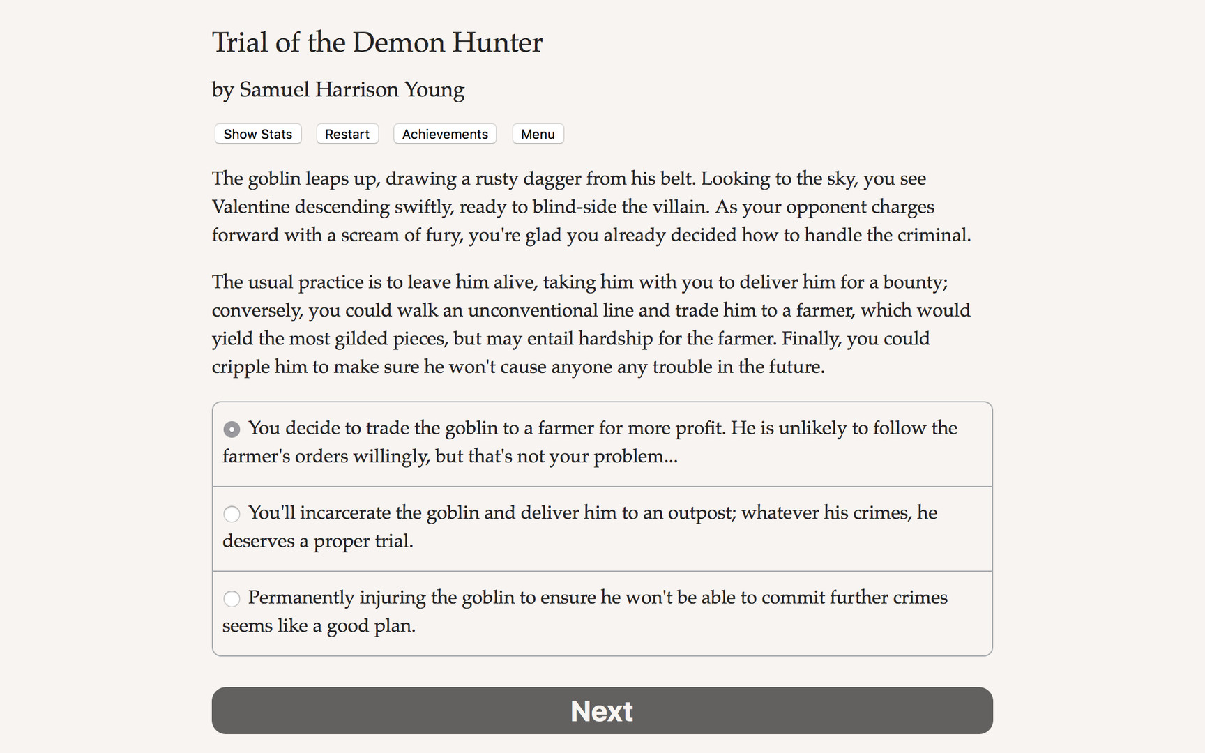 Trial of the Demon Hunter - Screenshot 2