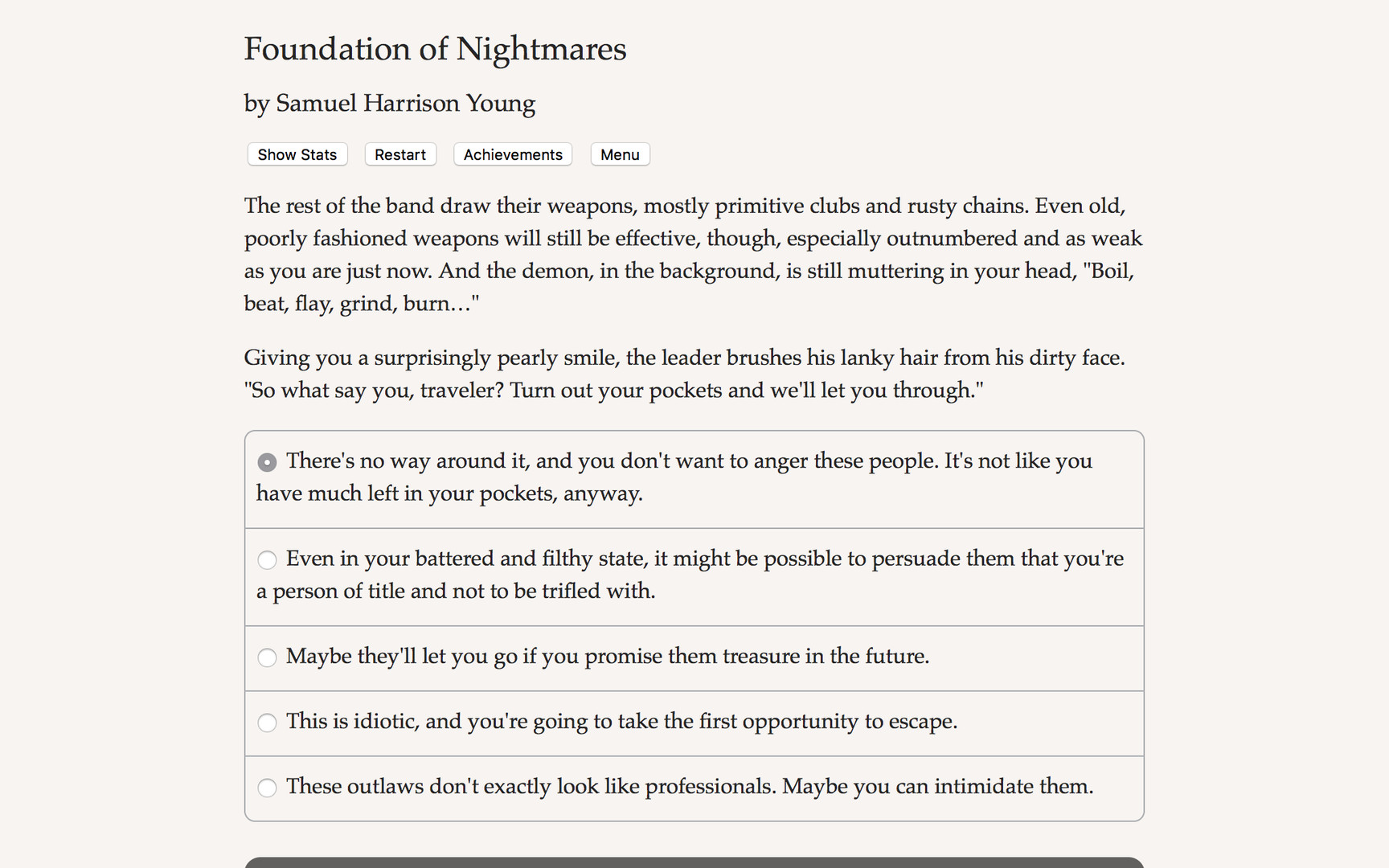 Foundation of Nightmares - Screenshot 4