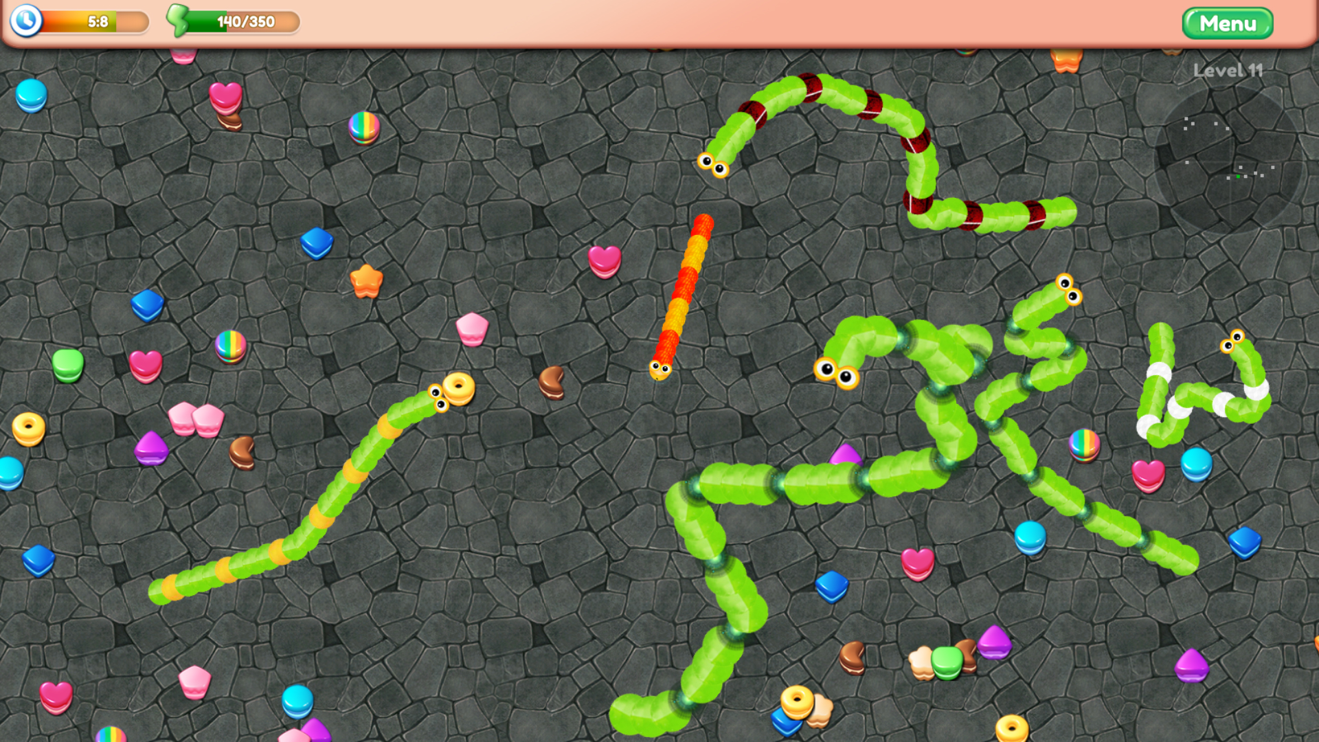 Взломанная игра snake. Кэнди Снейк. Игра где надо съесть конфету. Candy Snake Юба. Snake game screenshot.