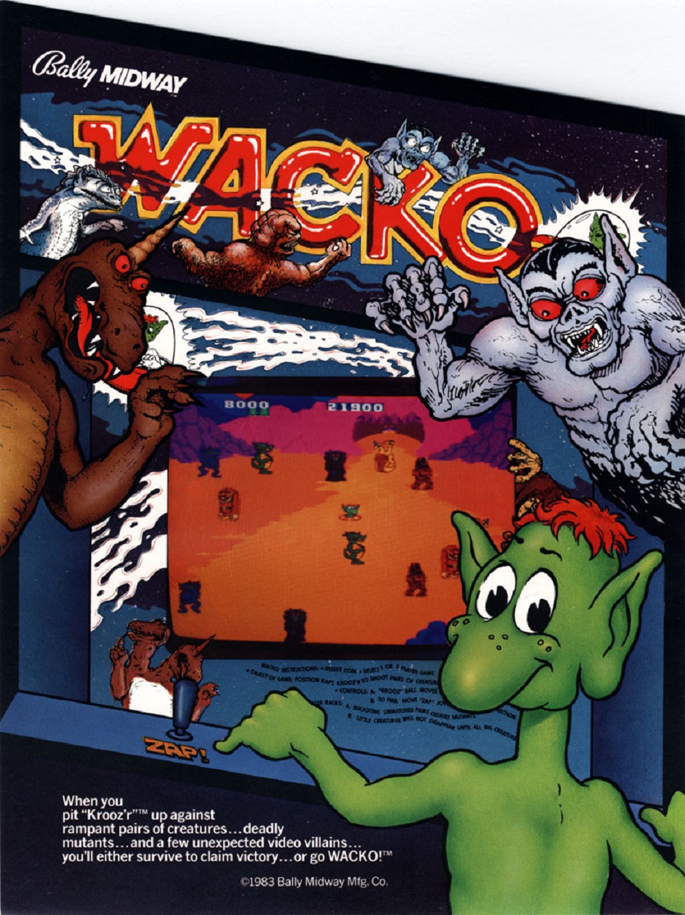 Game cover: Wacko