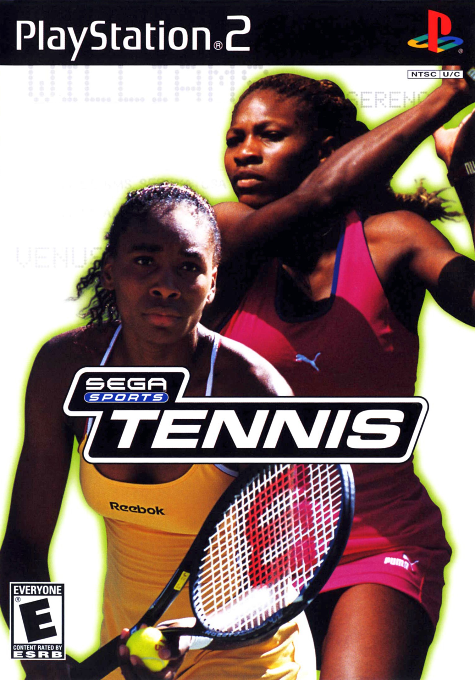 Game cover: Sega Sports Tennis