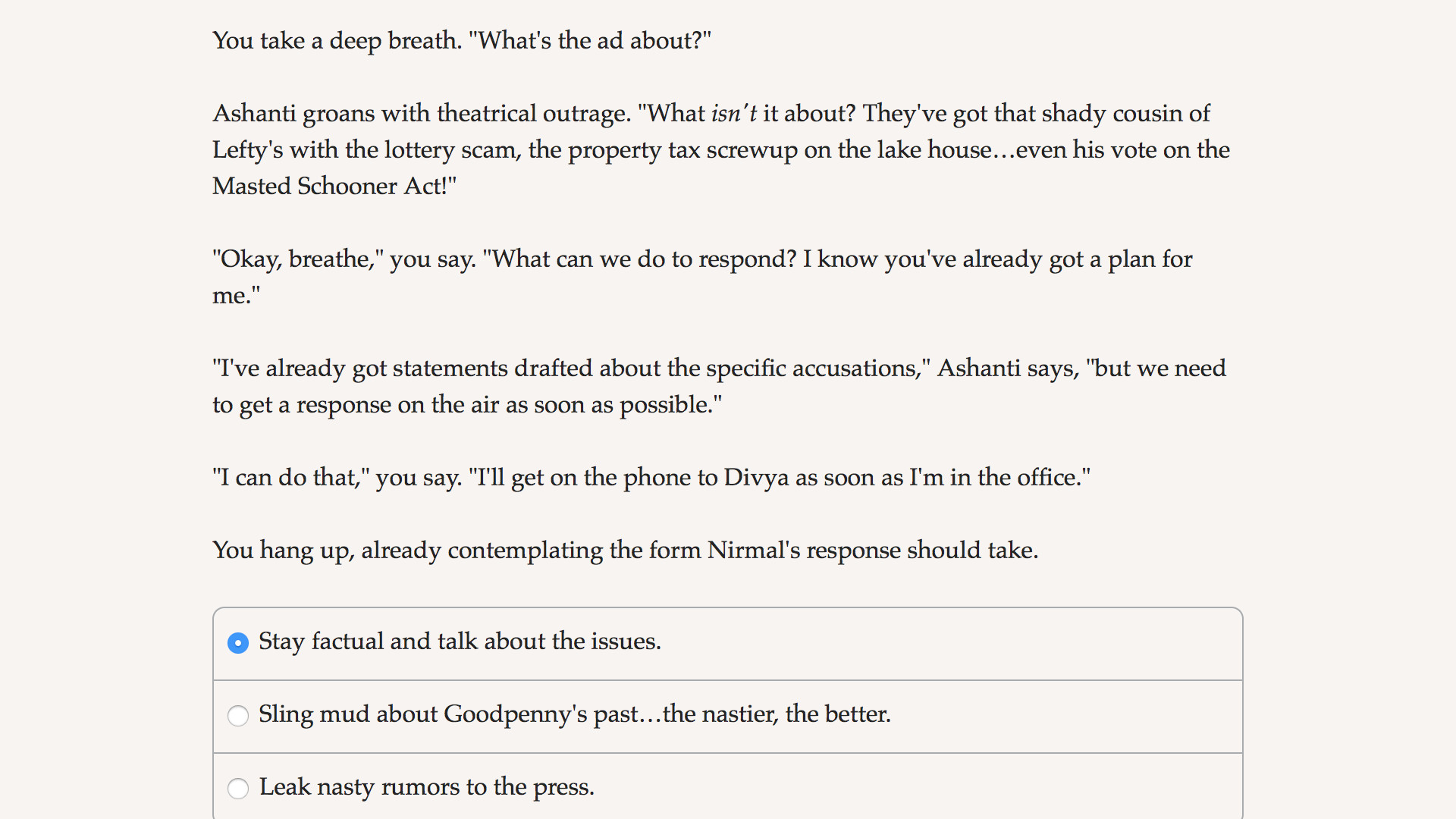 Congresswolf - Screenshot 1