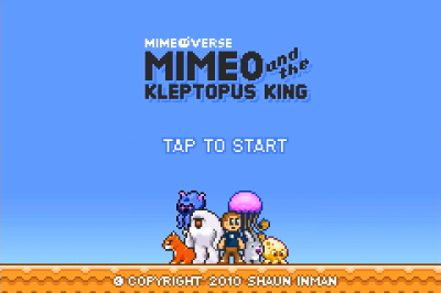 Game cover: Mimeoverse: Mimeo and the Kleptopus King