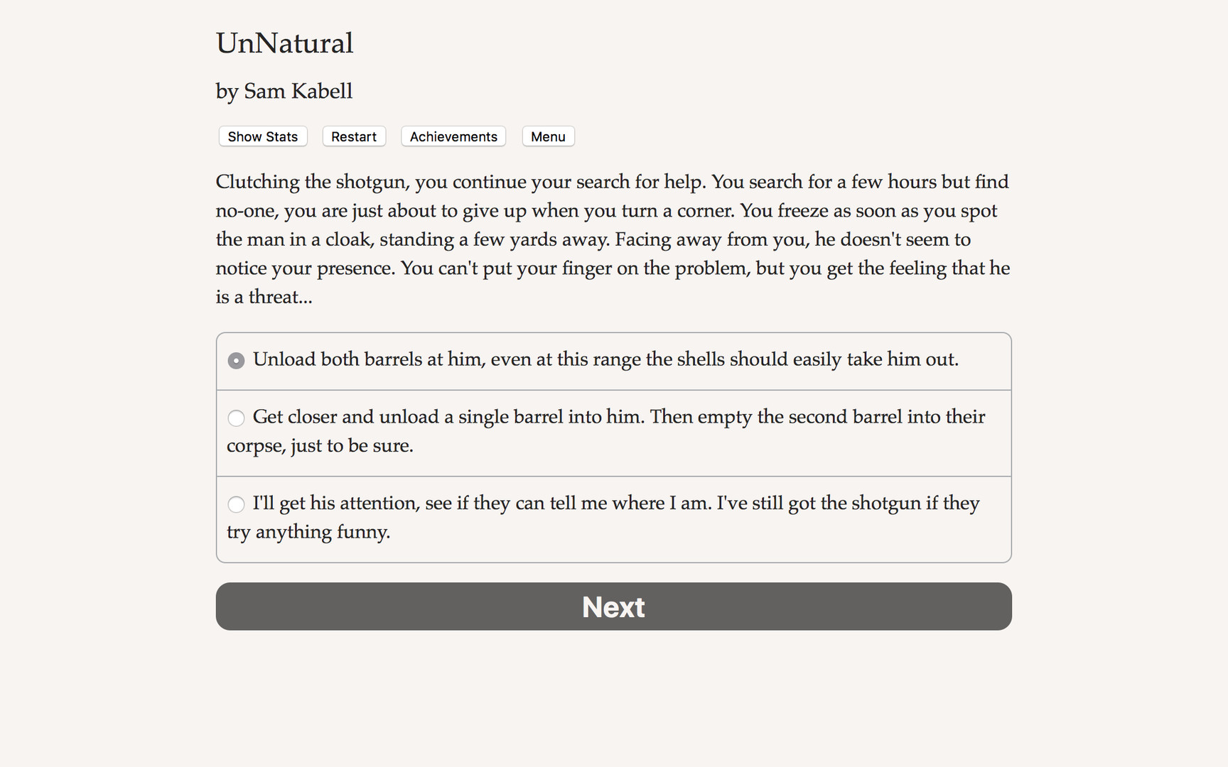 Unnatural - Screenshot 3