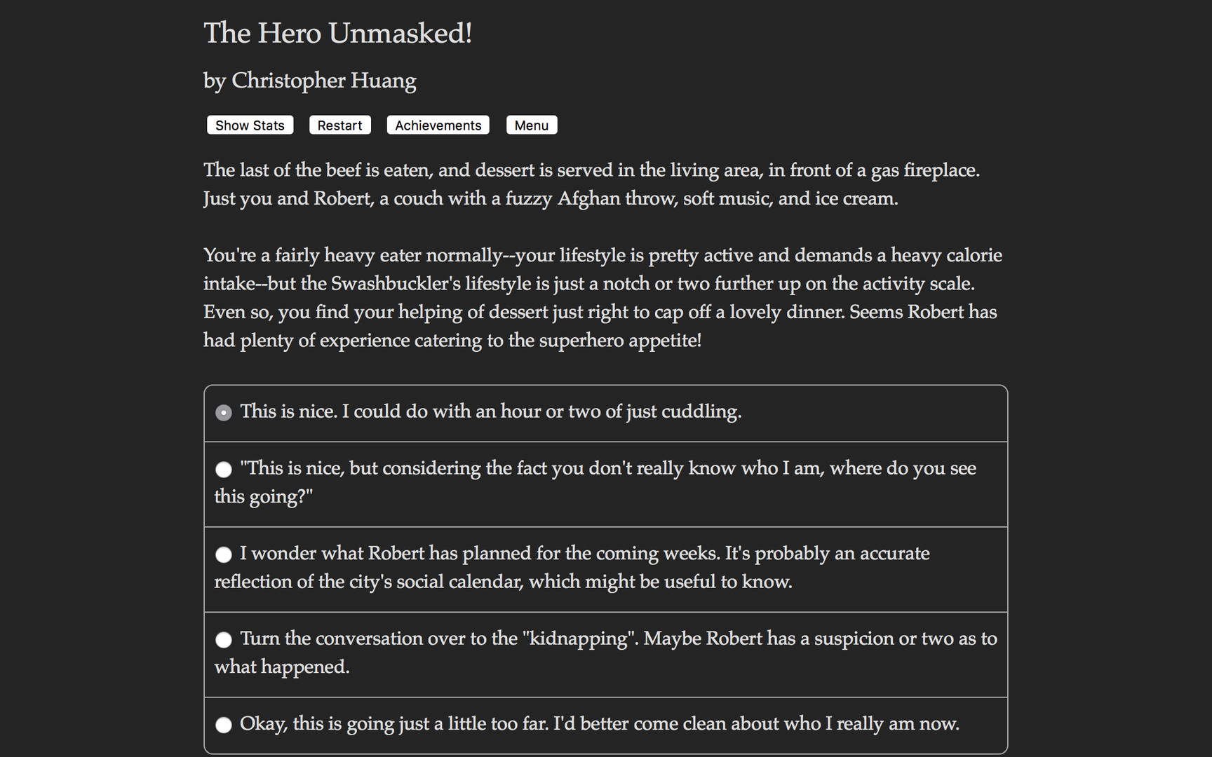 The Hero Unmasked! - Screenshot 2