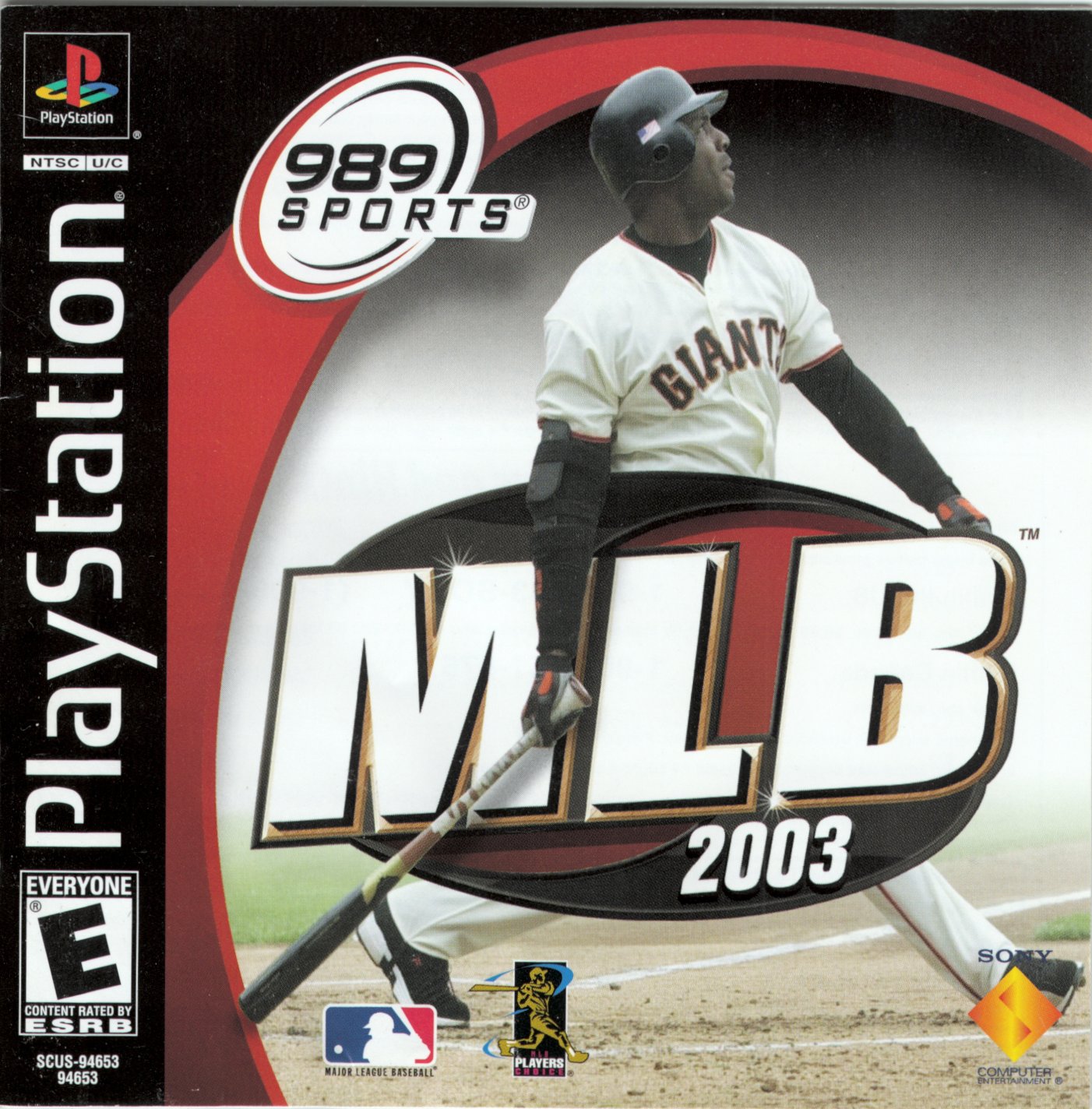 Game cover: MLB 2003