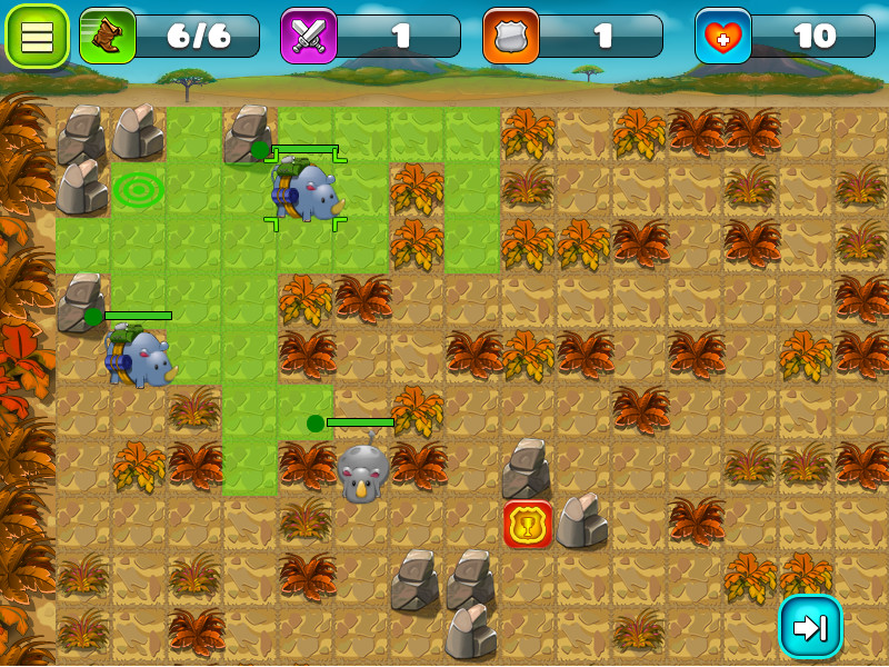 Rhino's Rage - Screenshot 1