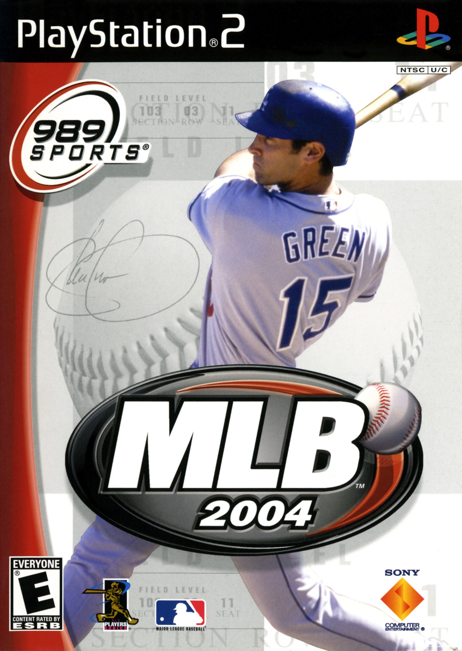 Game cover: MLB 2004
