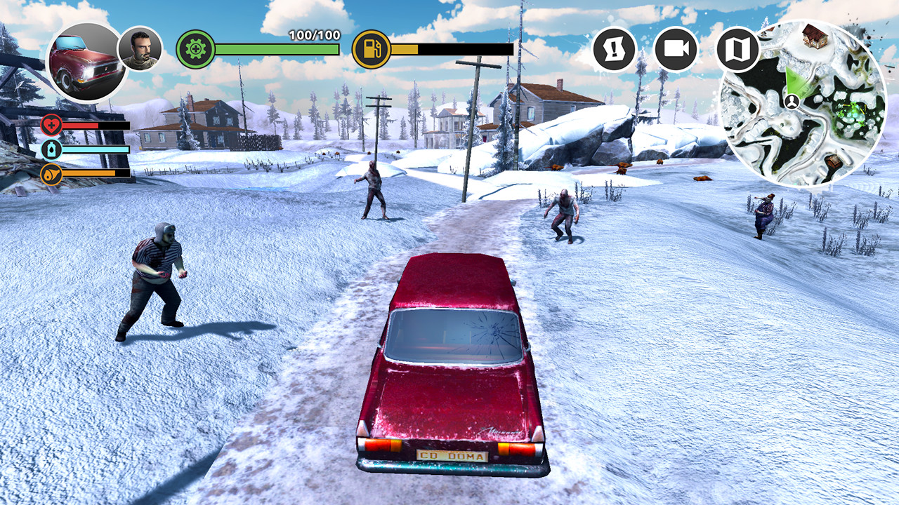 Road Z Survival: The Last Winter - Screenshot 1