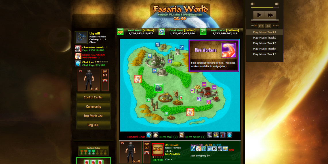 Fasaria World Online - Screenshot 1