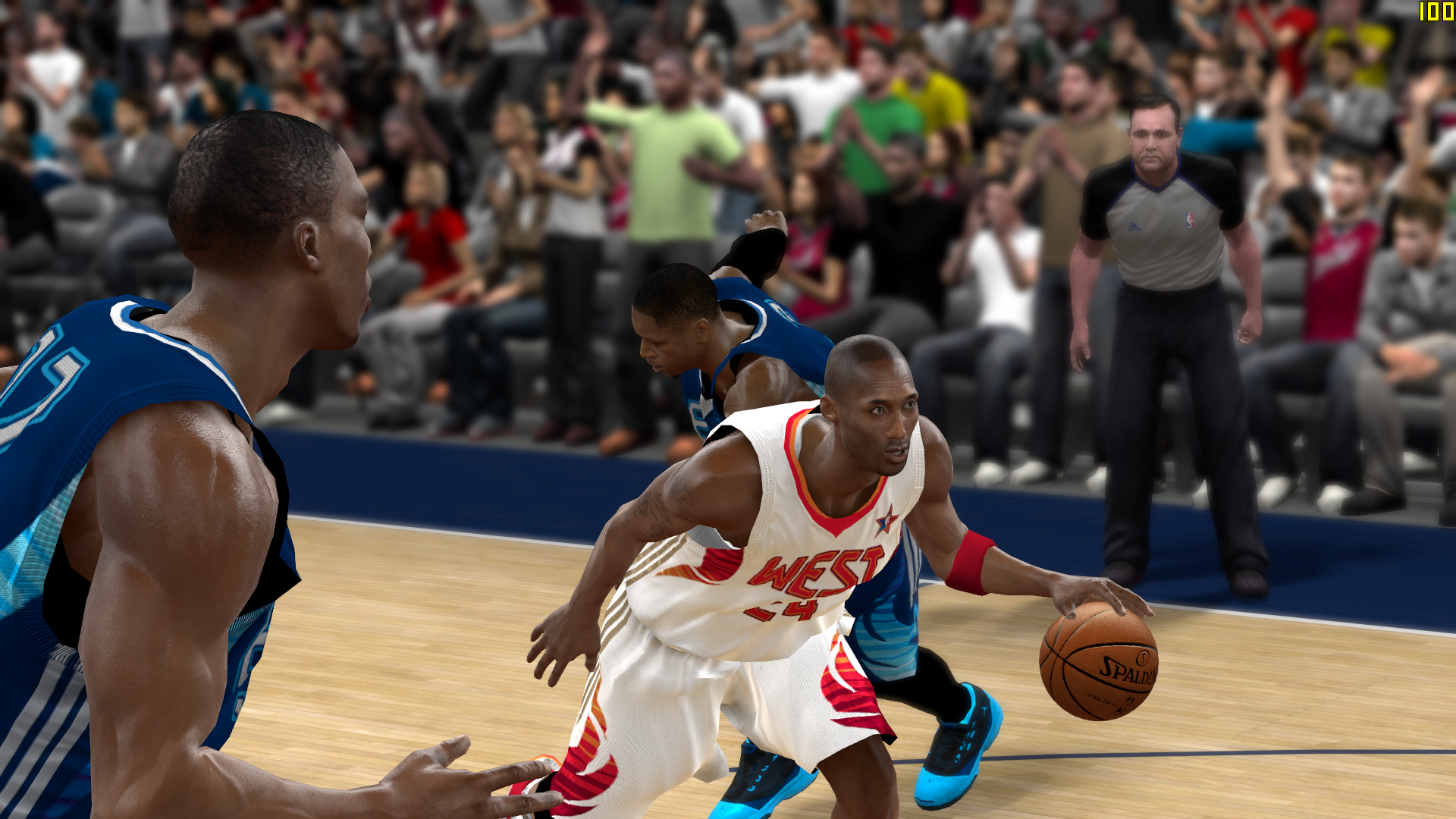There are far more images available for NBA 2K10, but these are the ones we...