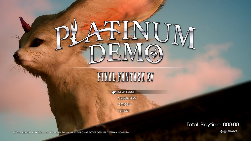 Platinum Demo: Final Fantasy XV - Screenshot 1