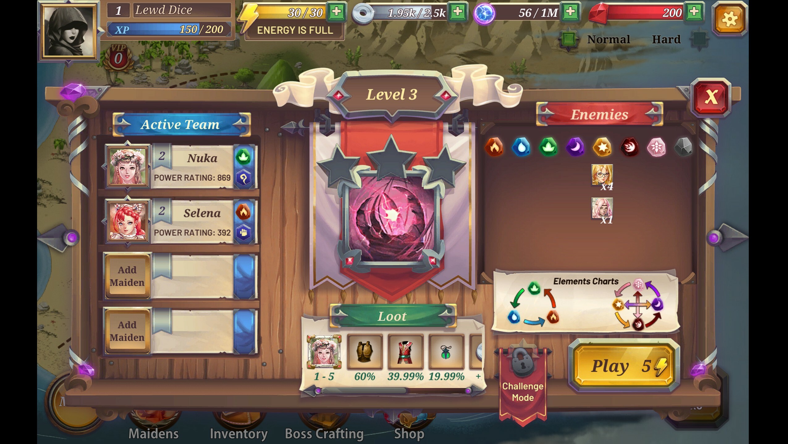 Crystal Maidens: Unleashed - Screenshot 1