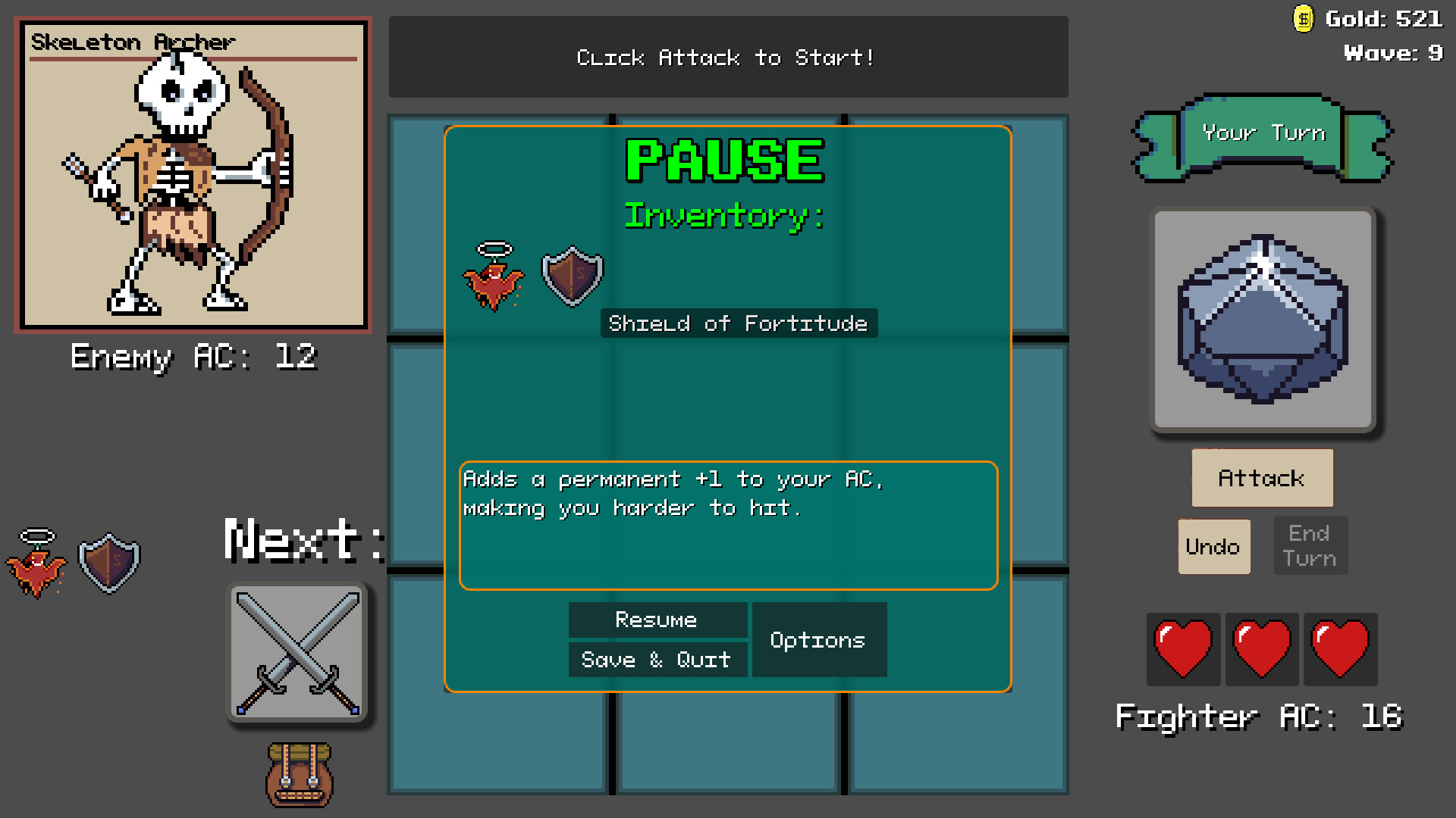 Tic Tac Rogue - Screenshot 1