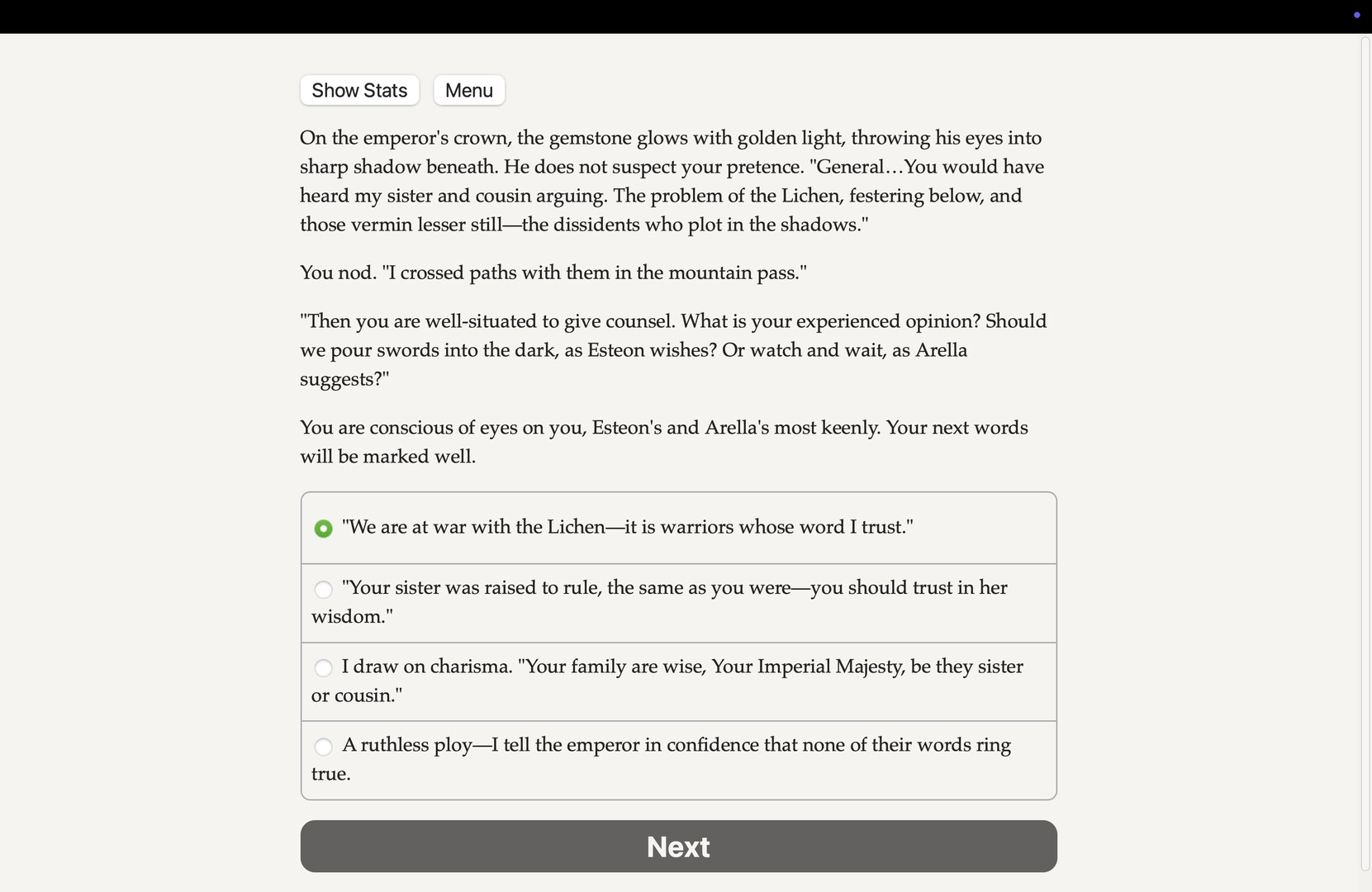 A Blade for the Emperor - Screenshot 2