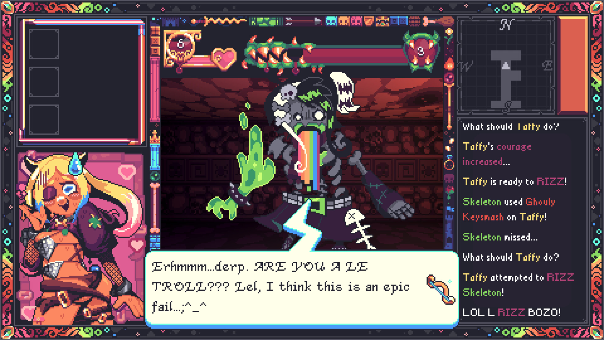 Rizz Dungeon: Skeleton Key to My Heart - Screenshot 2