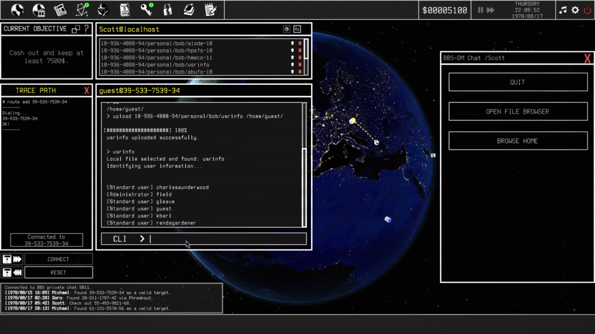 Untrusted: Hackers at Large - Screenshot 1