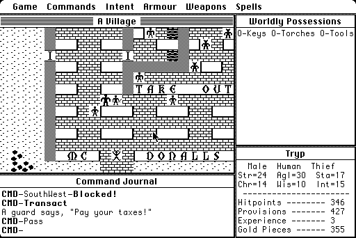 Ultima II: The Revenge of the Enchantress - Screenshot 1