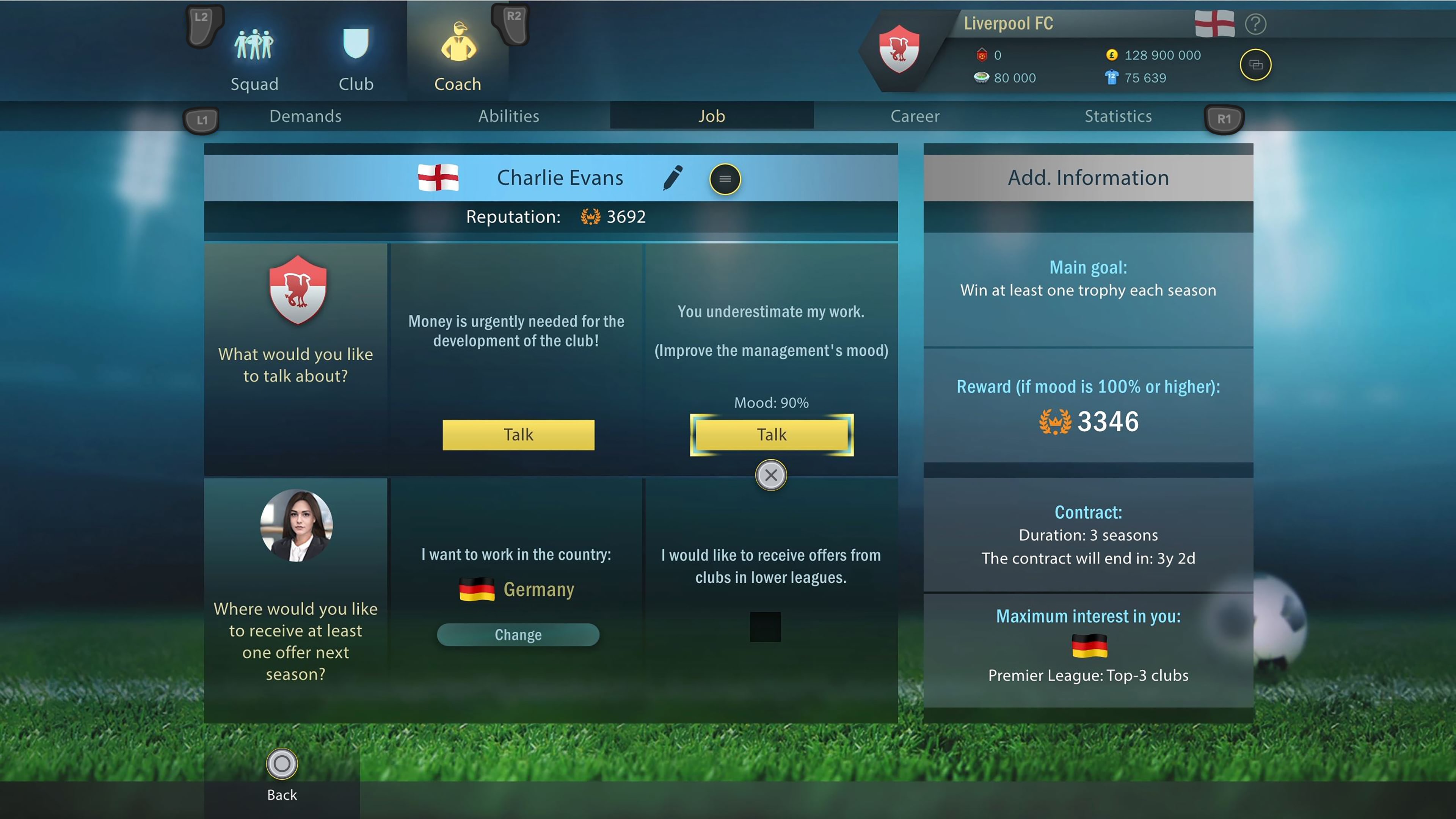 Football, Tactics & Glory: Treble Deluxe Edition - Screenshot 5