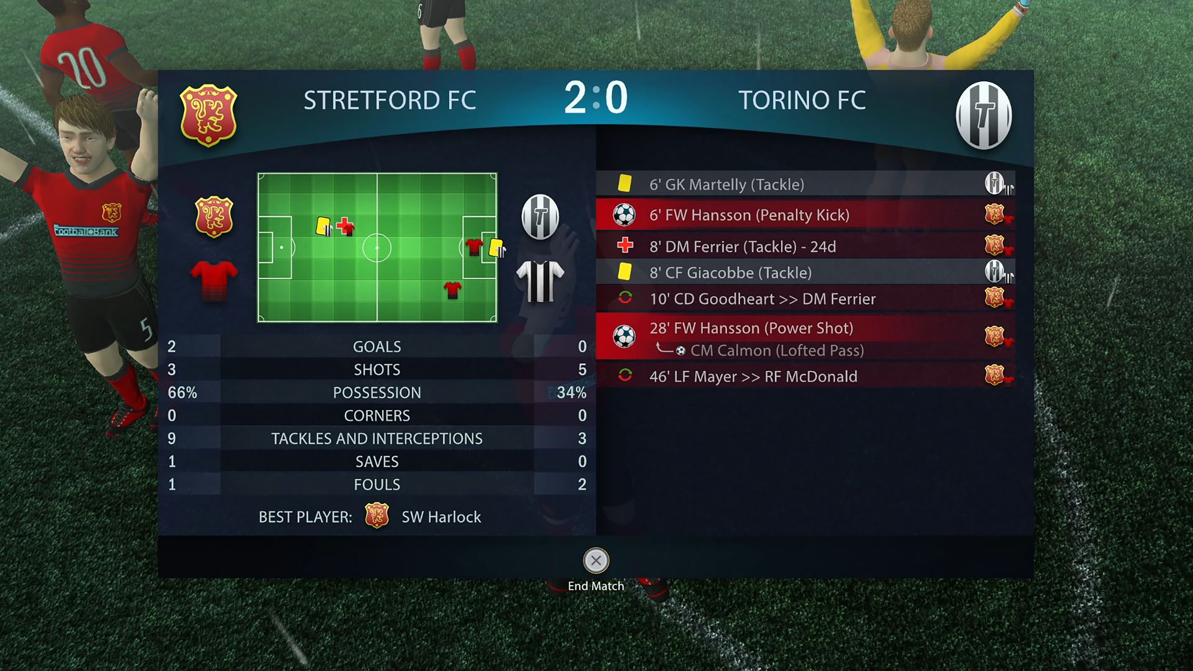 Football, Tactics & Glory: Treble Deluxe Edition - Screenshot 3