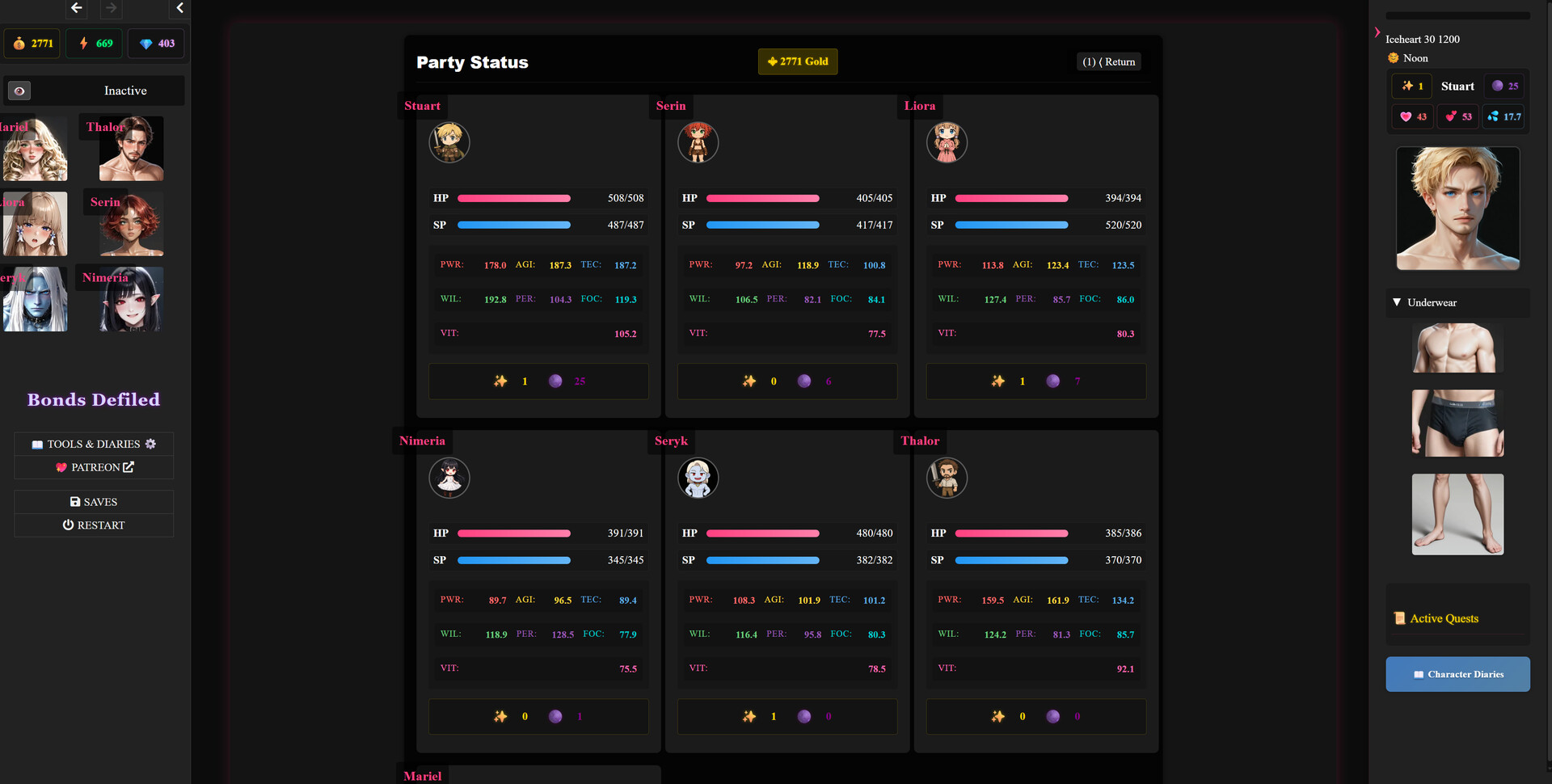 Bonds Defiled - Screenshot 6