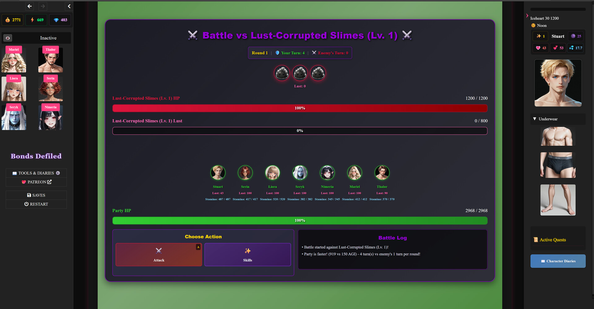 Bonds Defiled - Screenshot 5