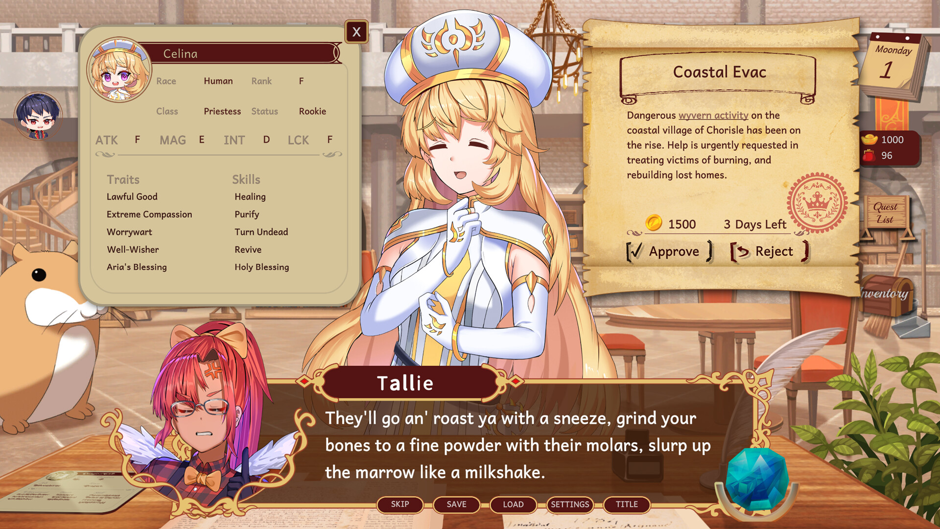 Adventure Guild Receptionist - Screenshot 5