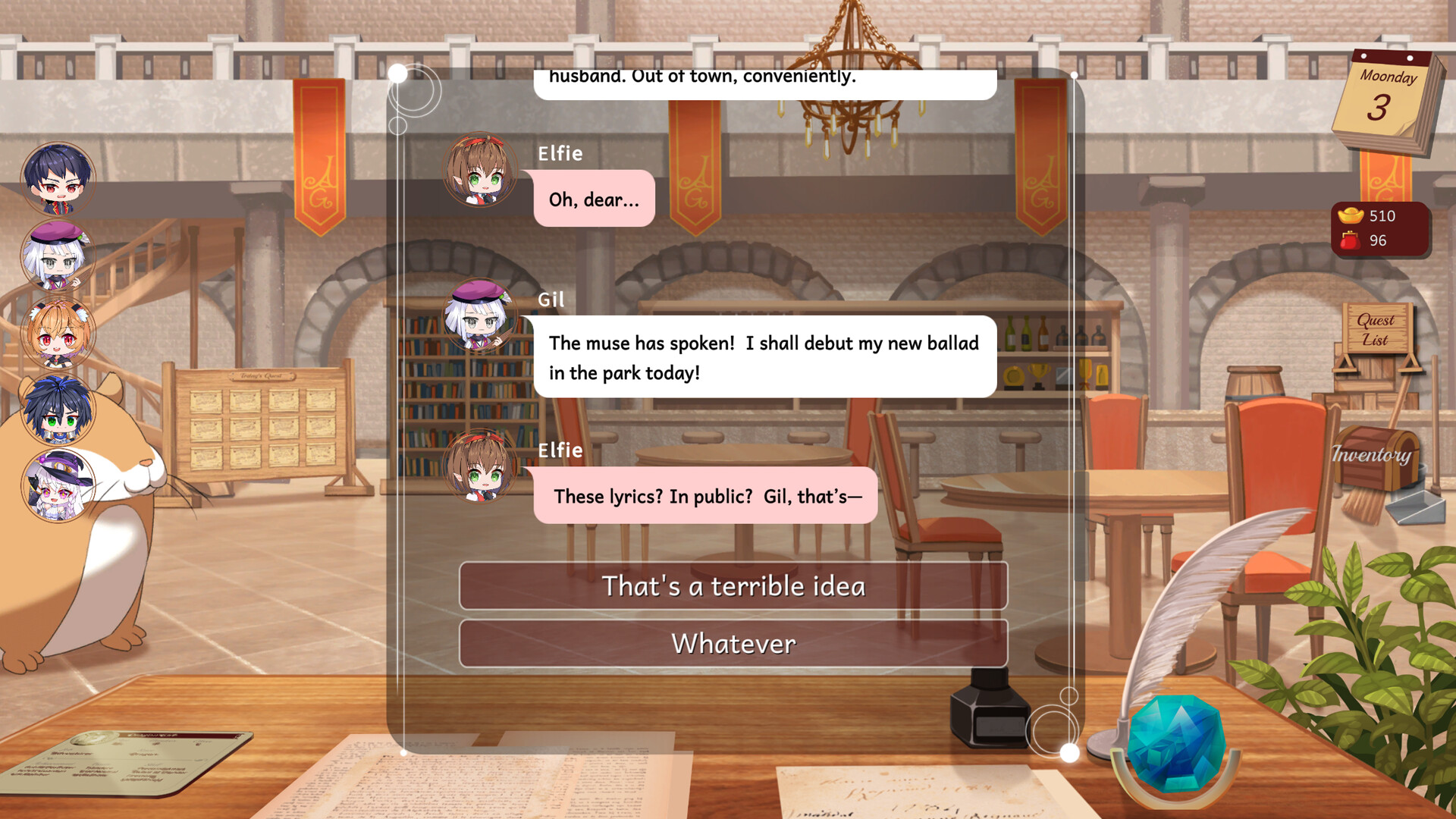 Adventure Guild Receptionist - Screenshot 4