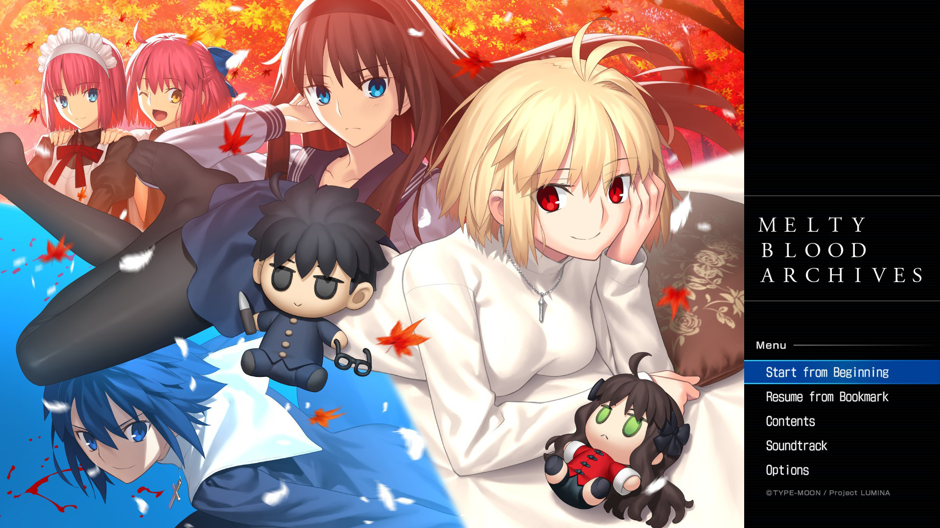 MELTY BLOOD:TYPE LUMINA 缶バッジ 全8種 コンプリート MELTY BLOOD