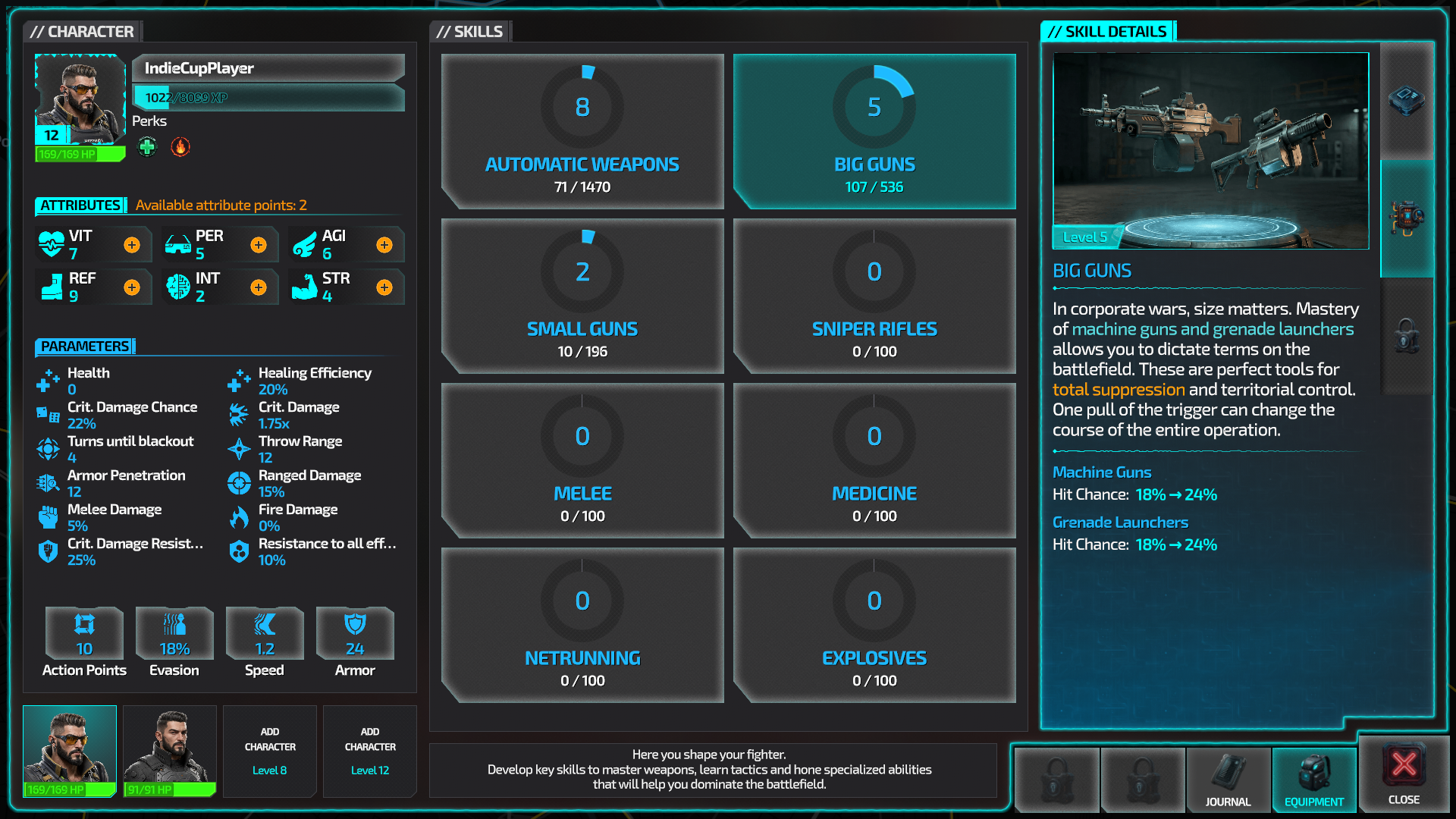 Humanity Echo: Cyberpunk Tactical RPG - Screenshot 6