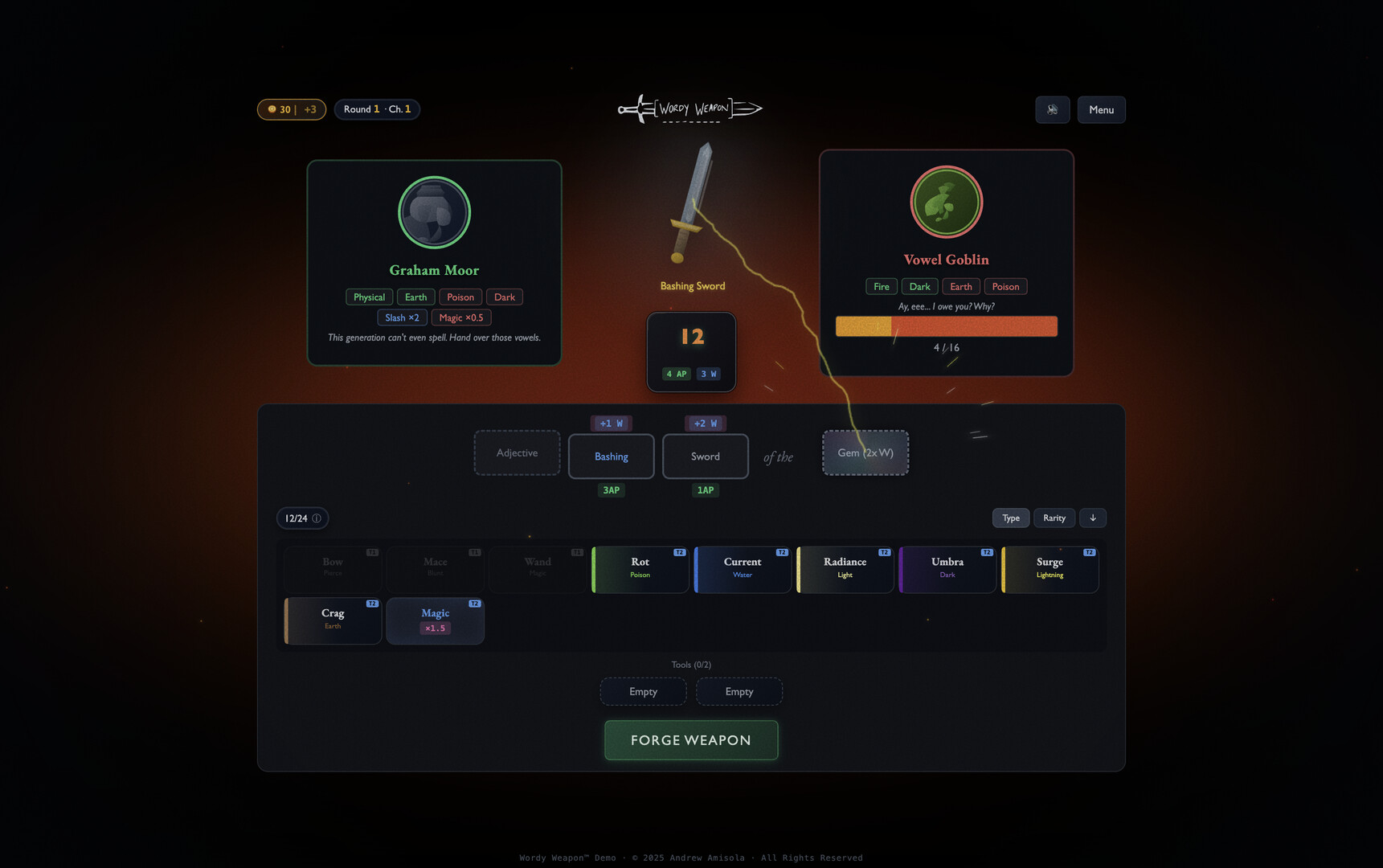 Wordy Weapon - Screenshot 3