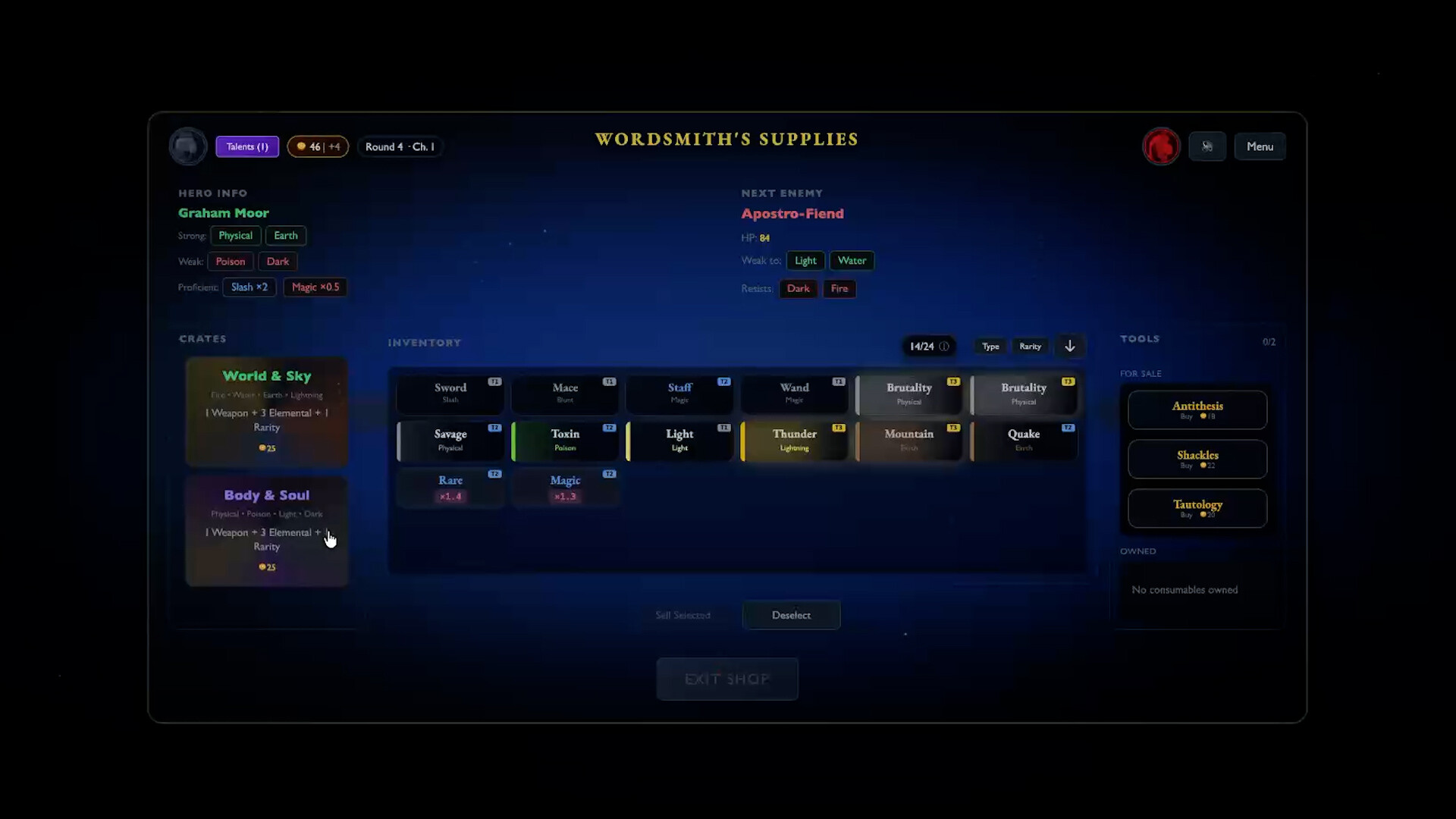 Wordy Weapon - Screenshot 2