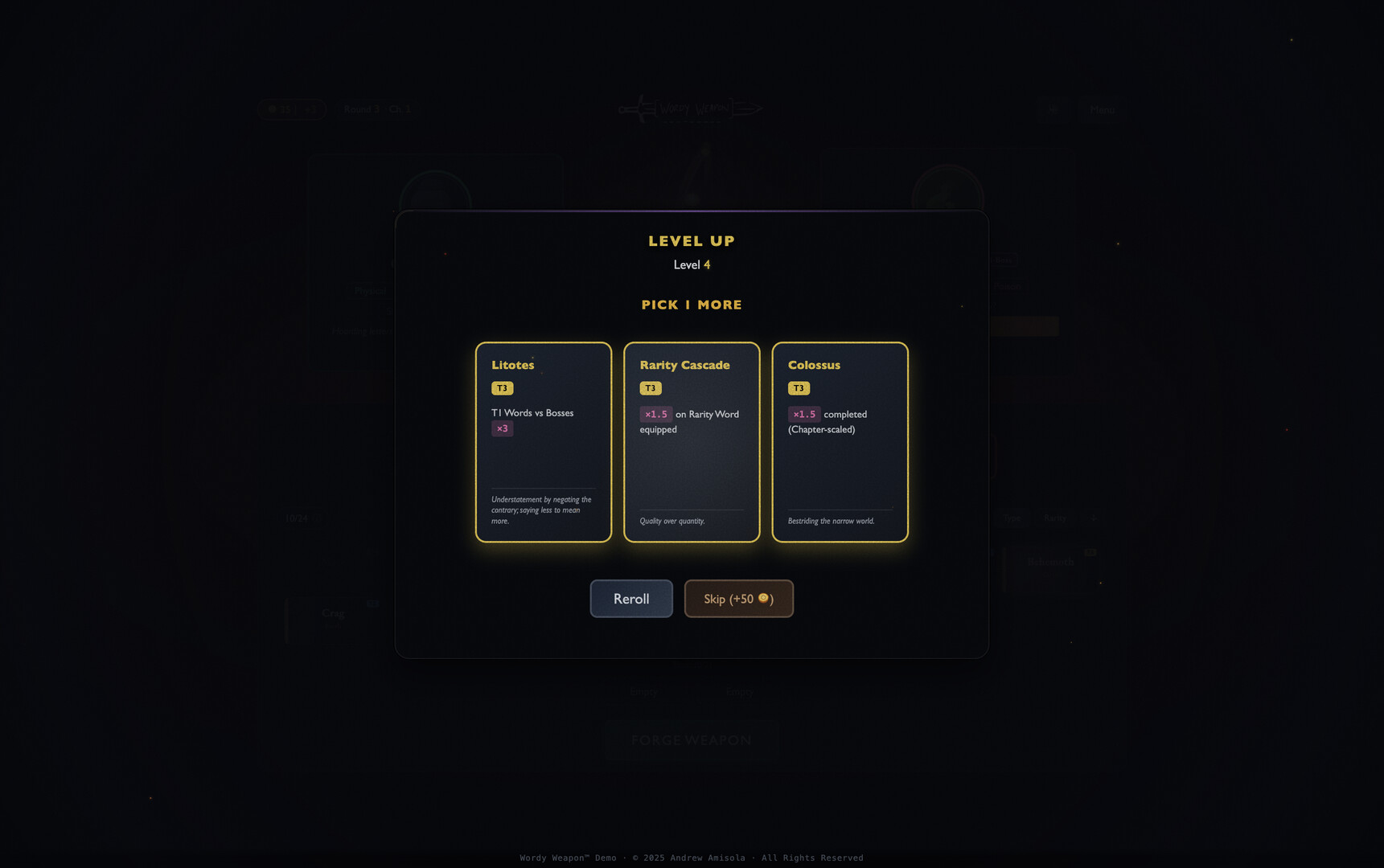 Wordy Weapon - Screenshot 4