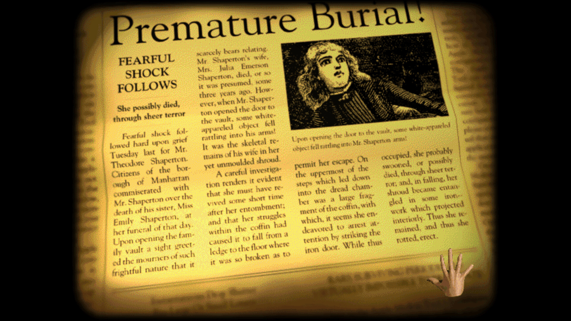 Edgar Allan Poe's Interactive Horror: 1995 Edition - Screenshot 7