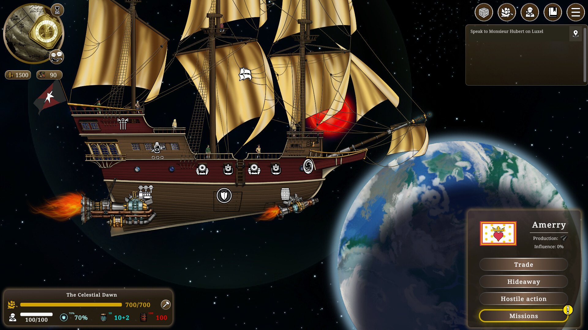 Heliostar: Space Galleon - Screenshot 12