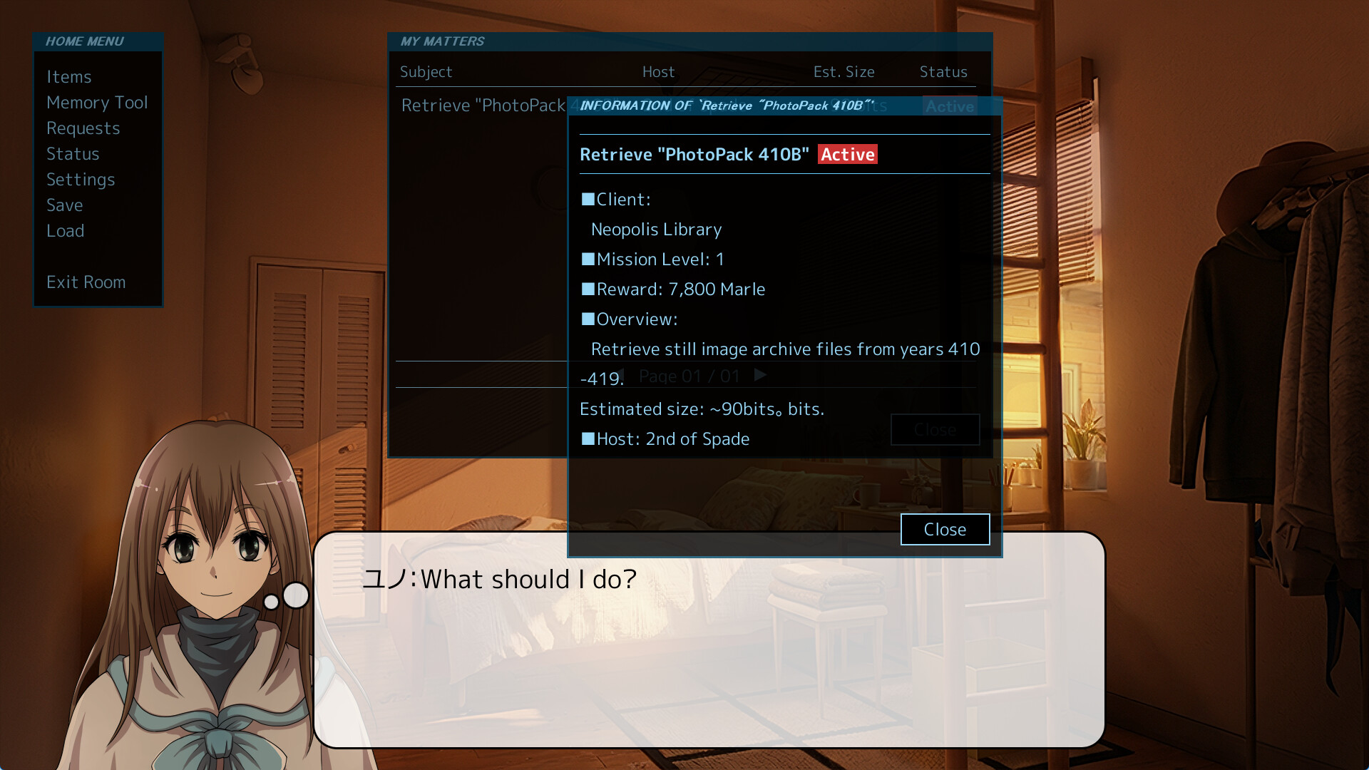 Mercurius Blue: ReCollection - Screenshot 4