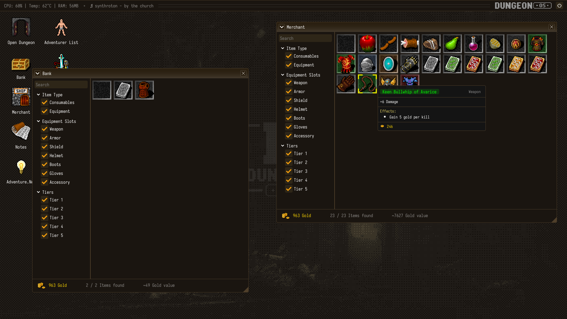 DungeonOS - Screenshot 4