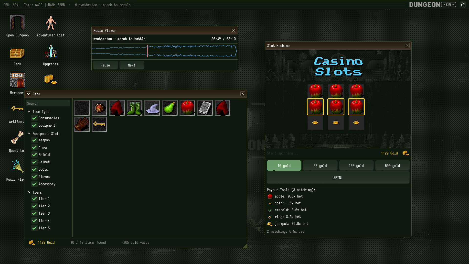 DungeonOS - Screenshot 3