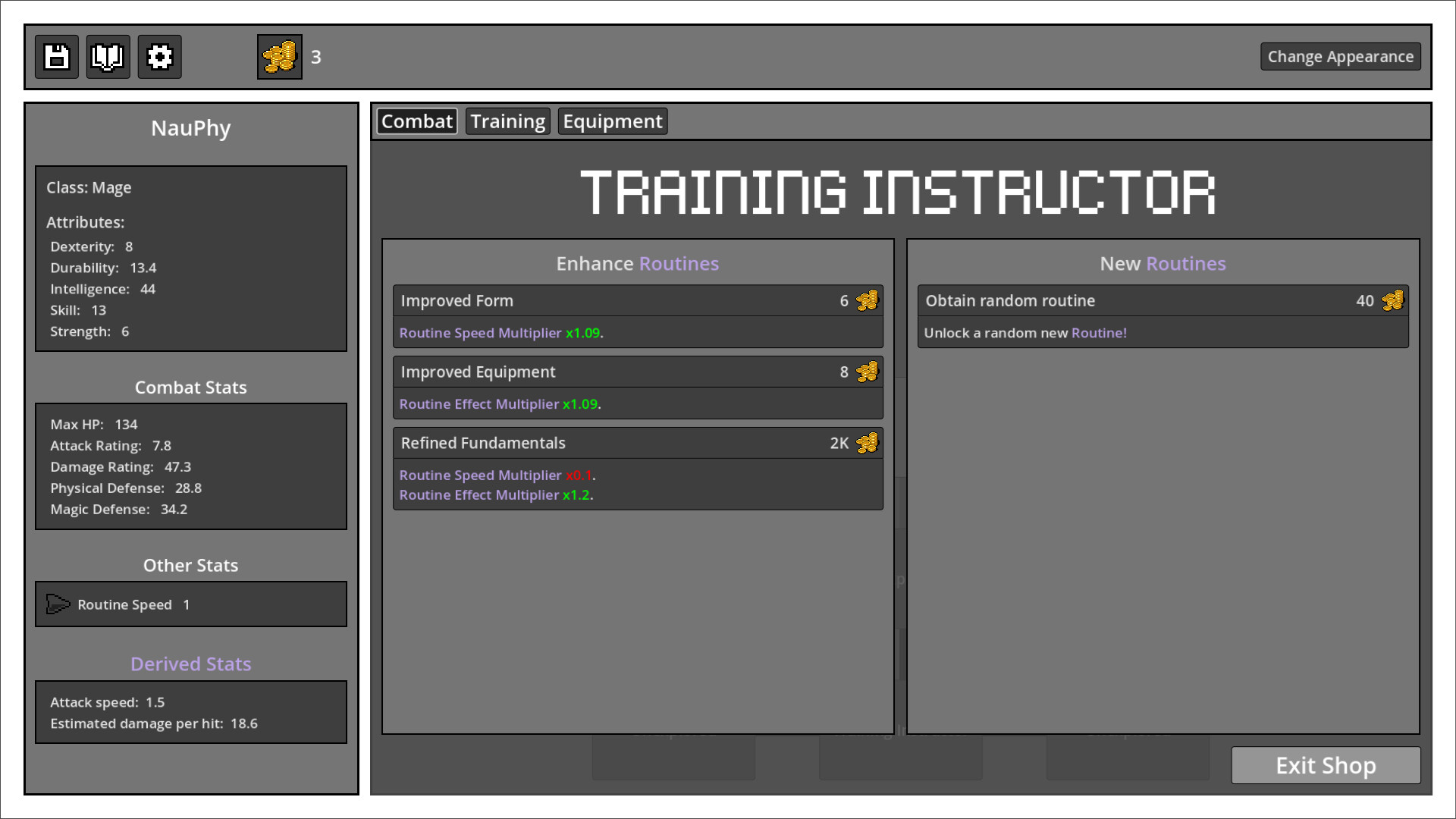 Incremental Dungeon - Screenshot 1