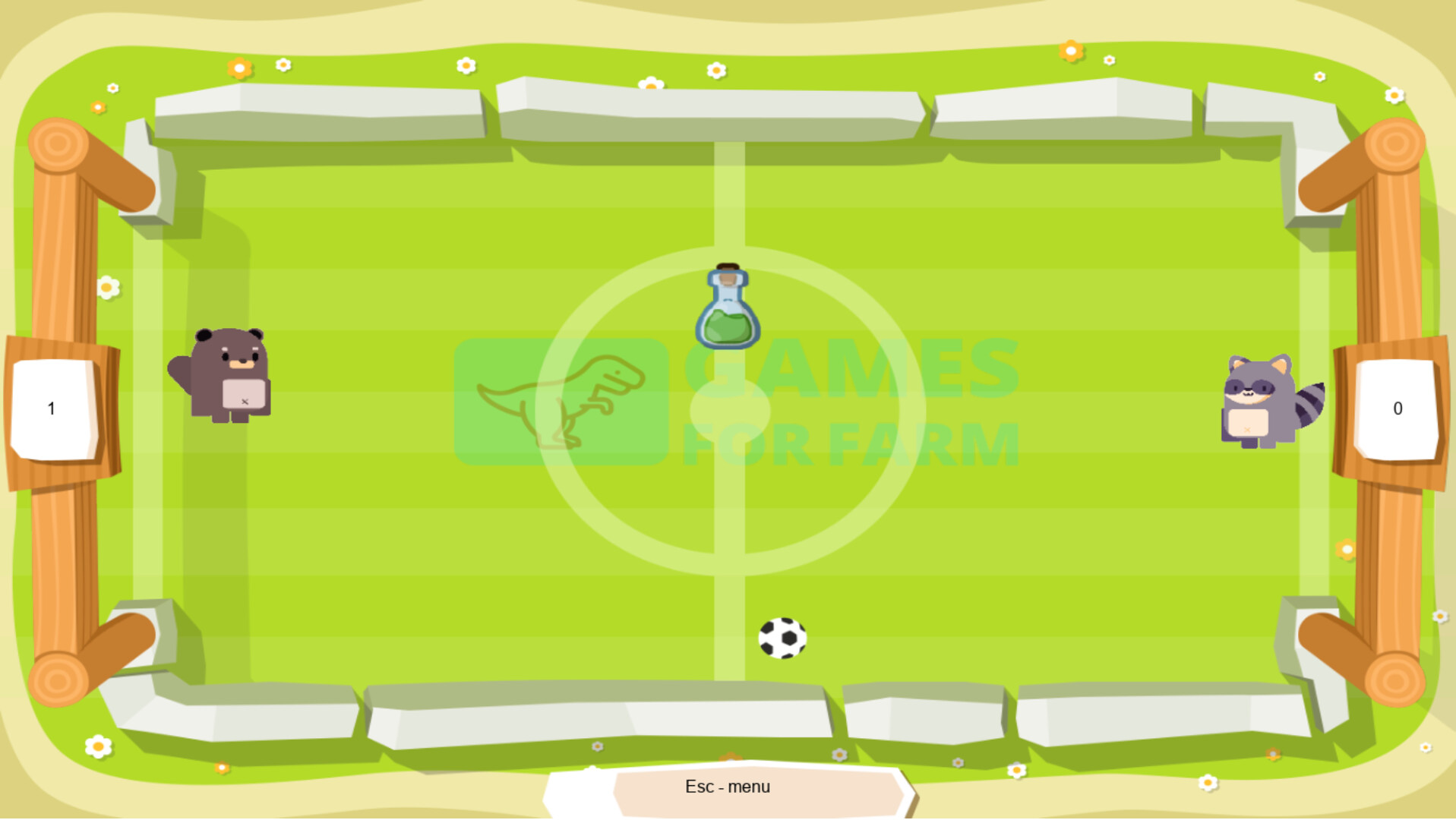 Field Pong: Gamesforfarm - Screenshot 1