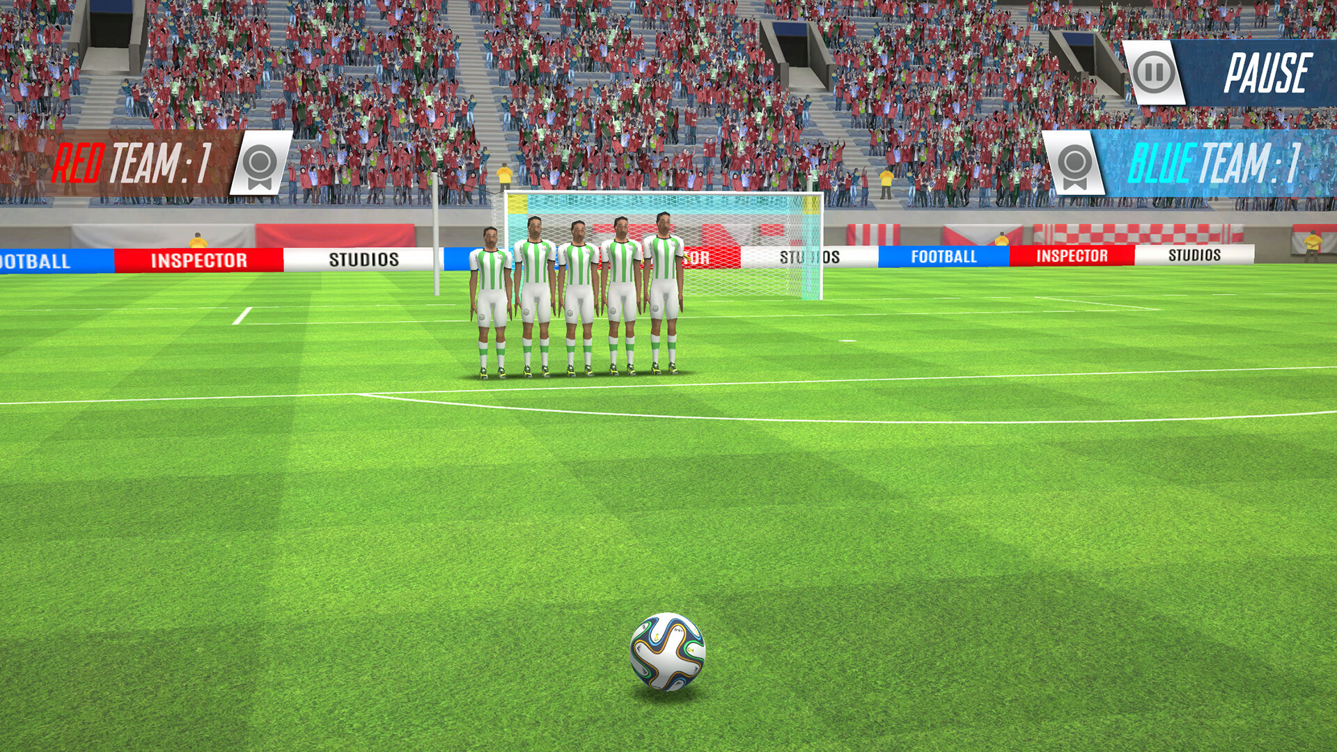 Free Kick Football: 3D Soccer - Screenshot 1