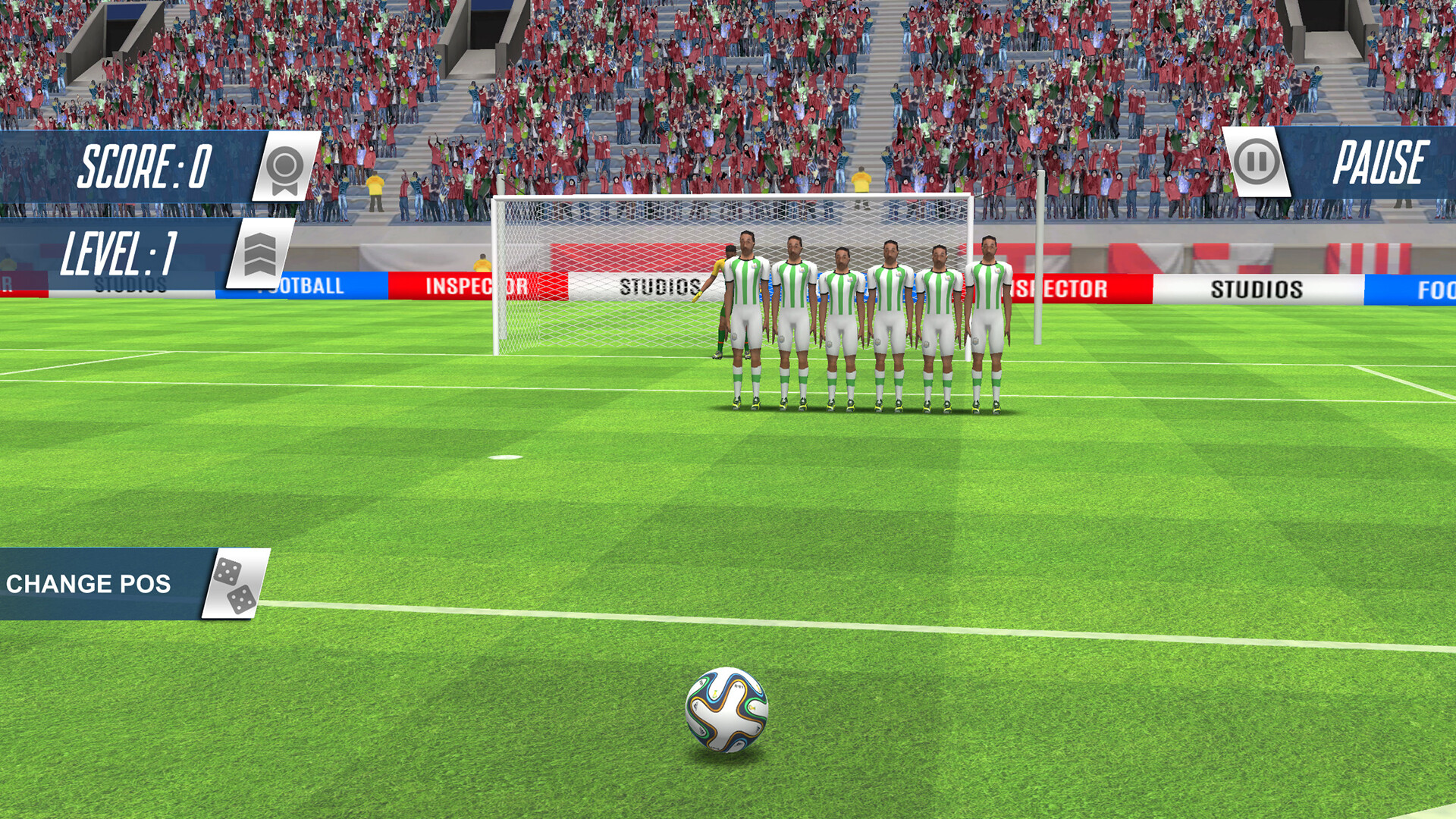 Free Kick Football: 3D Soccer - Screenshot 2