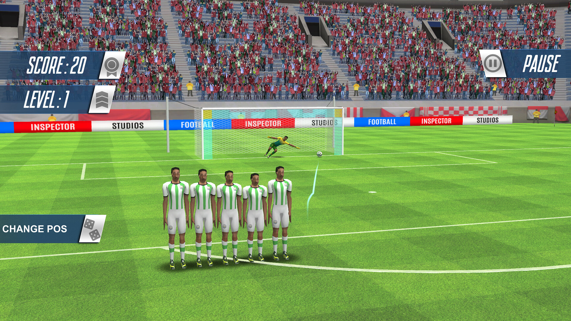 Free Kick Football: 3D Soccer - Screenshot 4