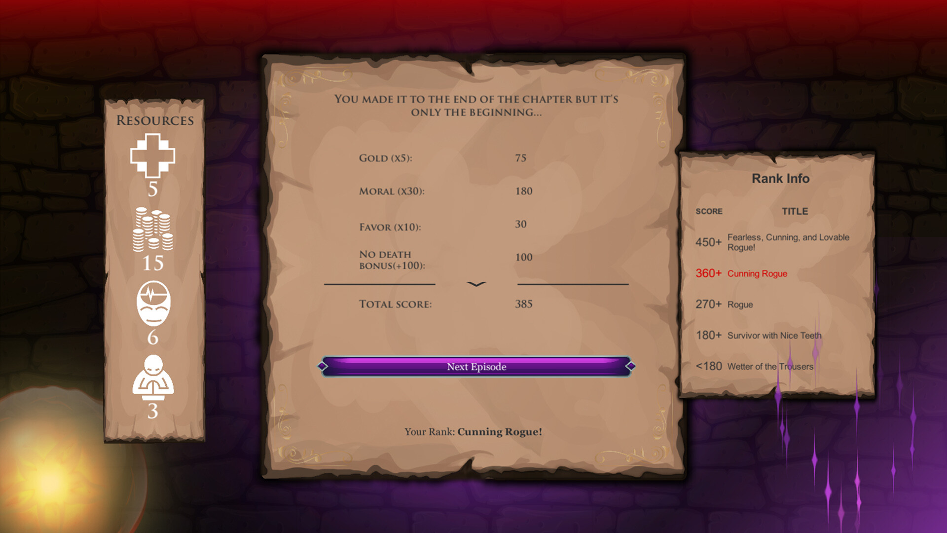 DnD Adventure: Rogue's Choice - Screenshot 1