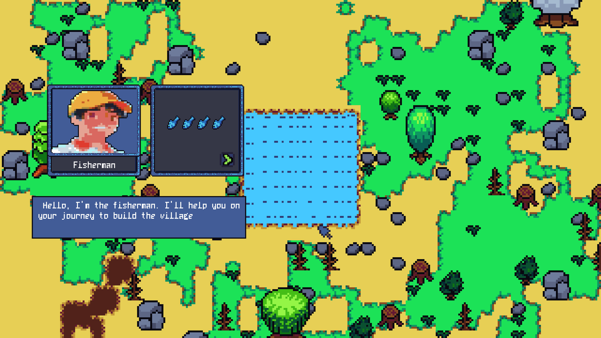 Square Fishing Builder - Screenshot 1