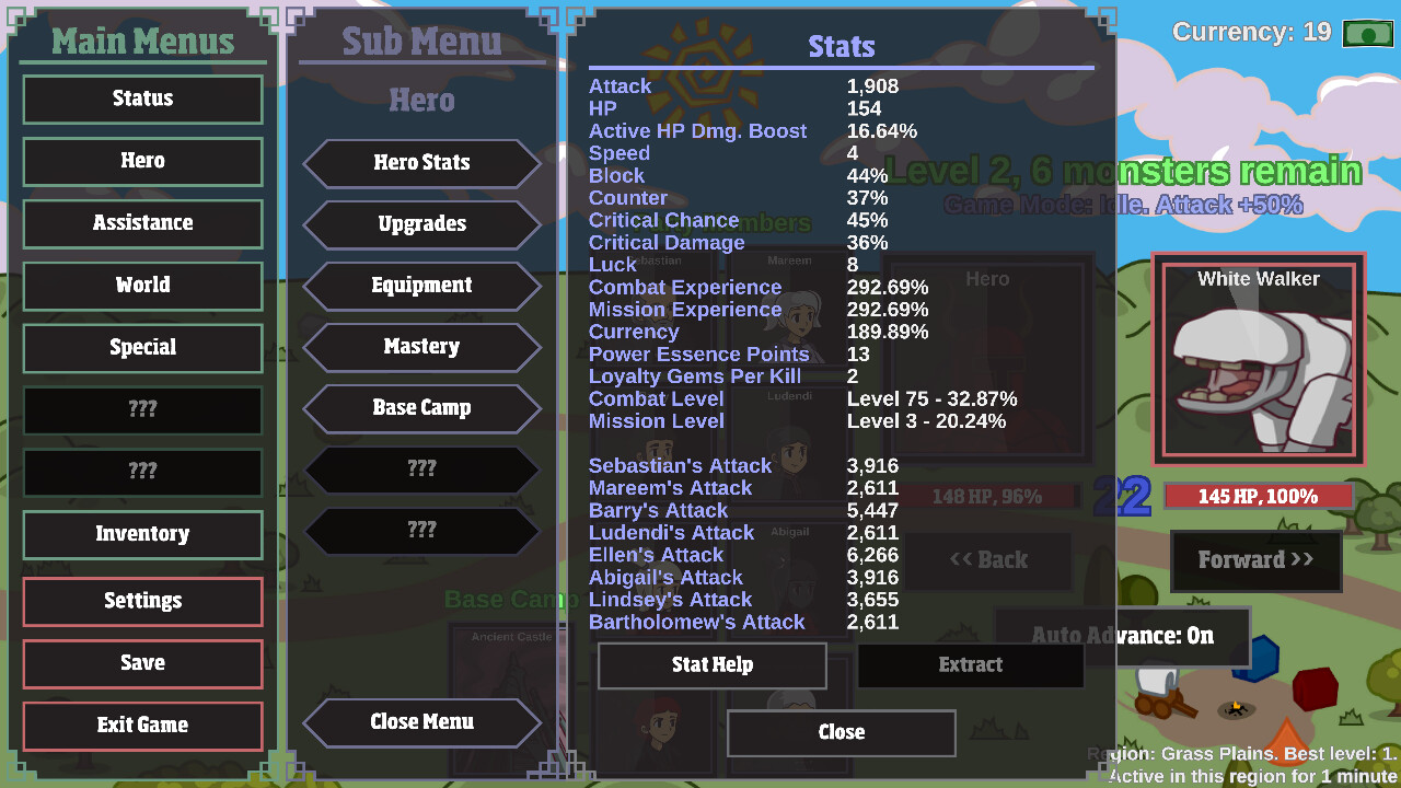 Monster Hunting: Incremental Grind Forever - Screenshot 5